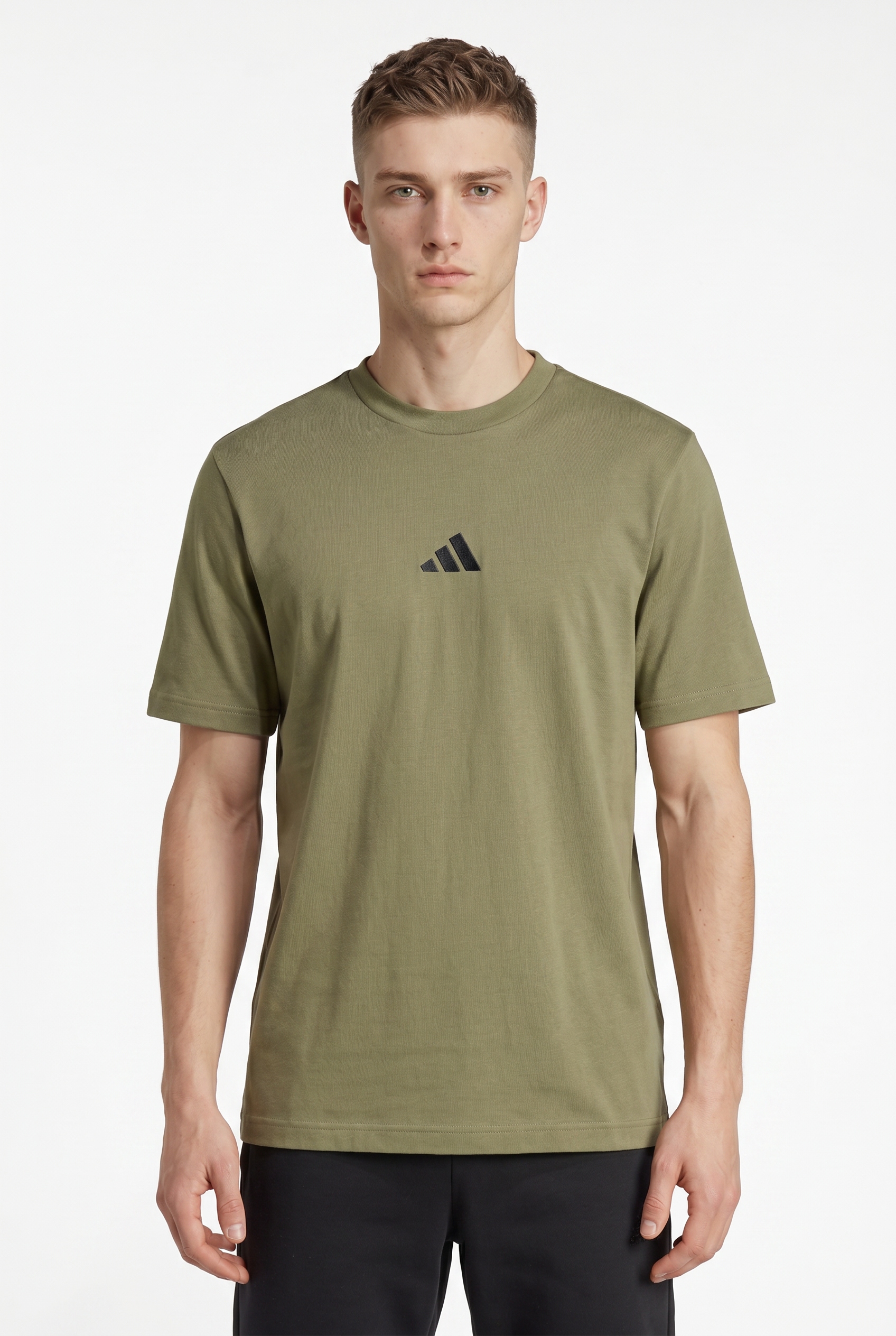 adidas Sportswear "M SL SJ T" sportliches Kurzarmshirt, mit Rundhalsausschnitt