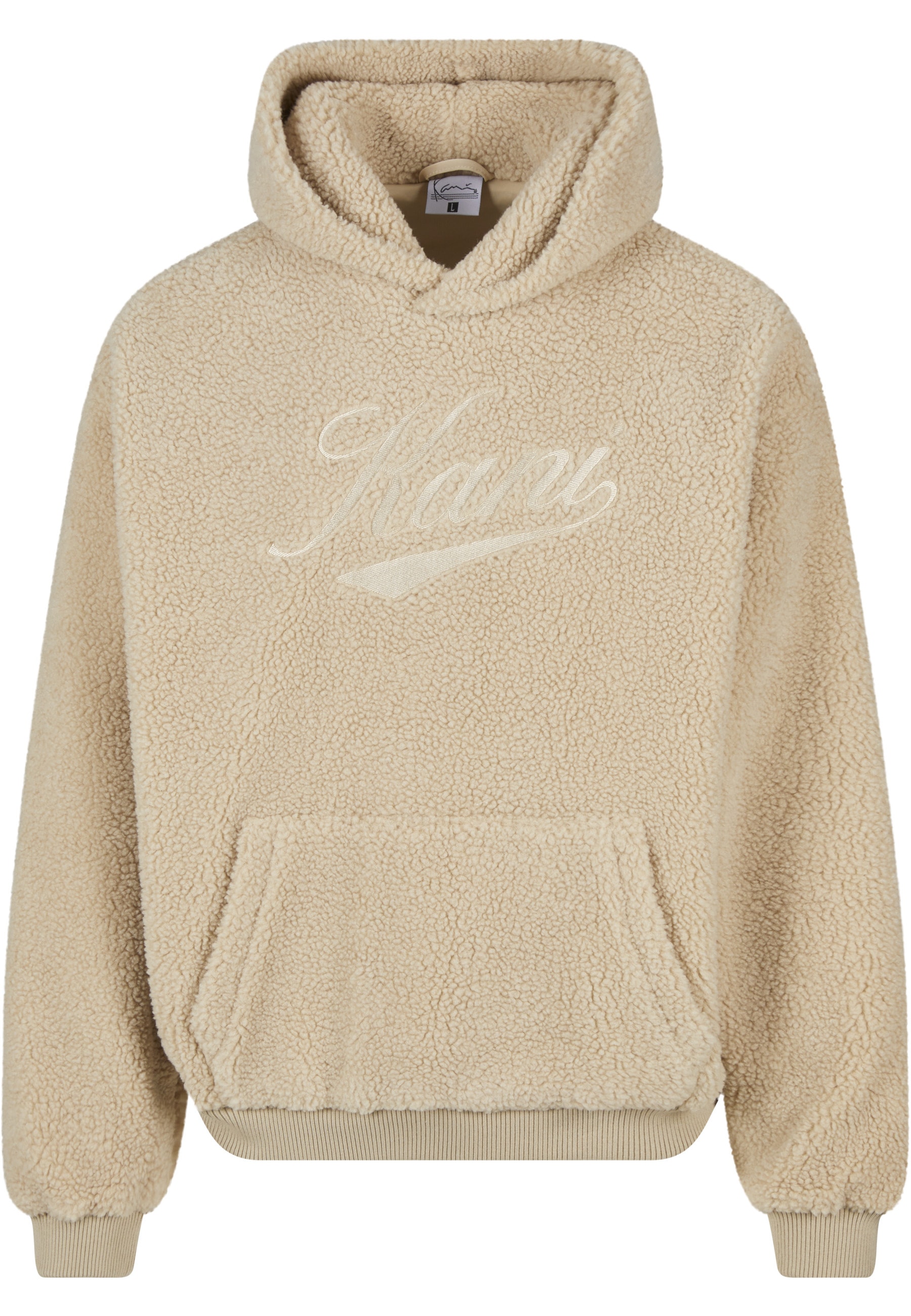 Karl Kani Kapuzensweatshirt "Karl Kani Cursive Varsity Teddy Os Hoodie", 1