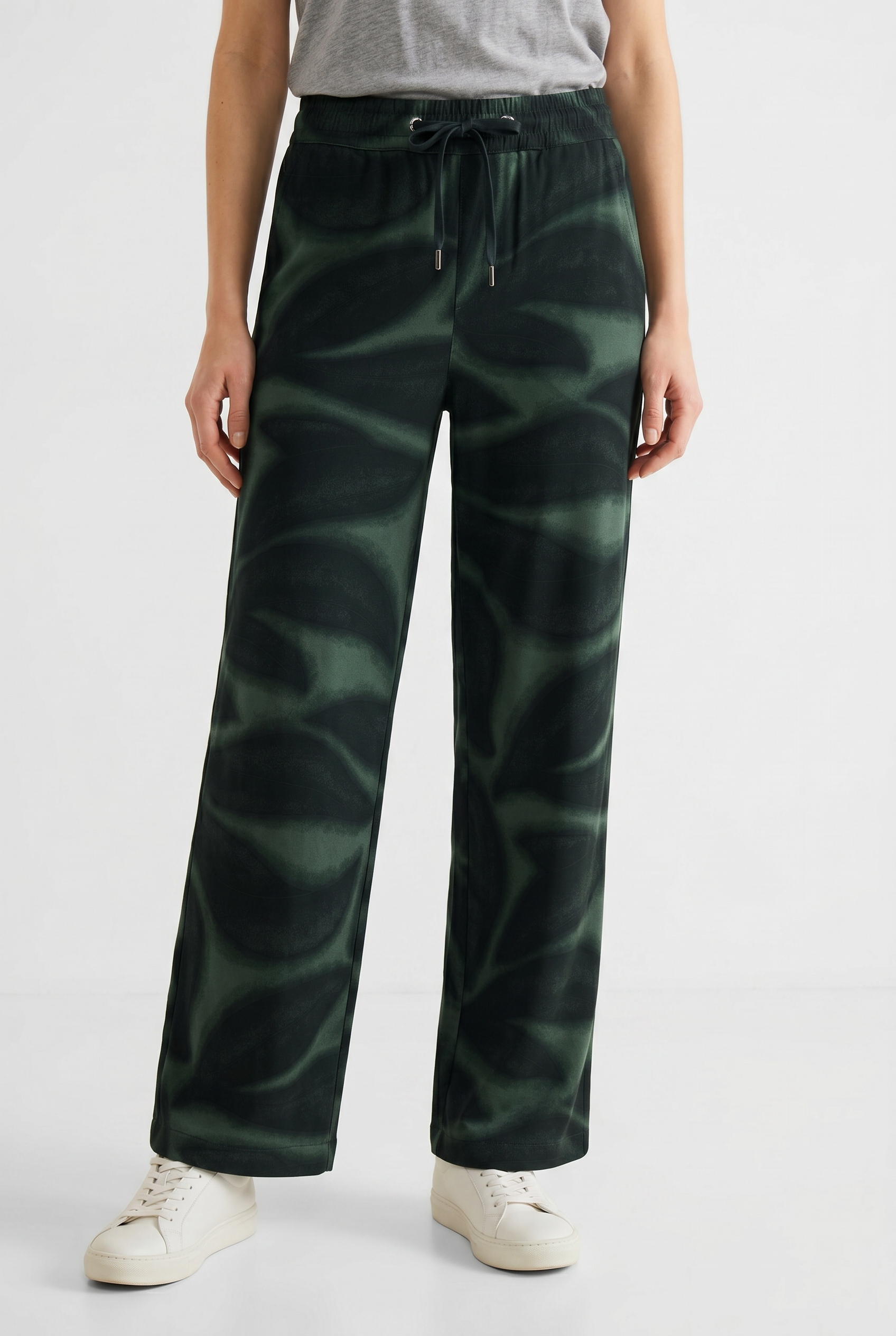 STREET ONE 7/8-Hose "Style Emee" bedruckt, mit Taschen, weites Bein