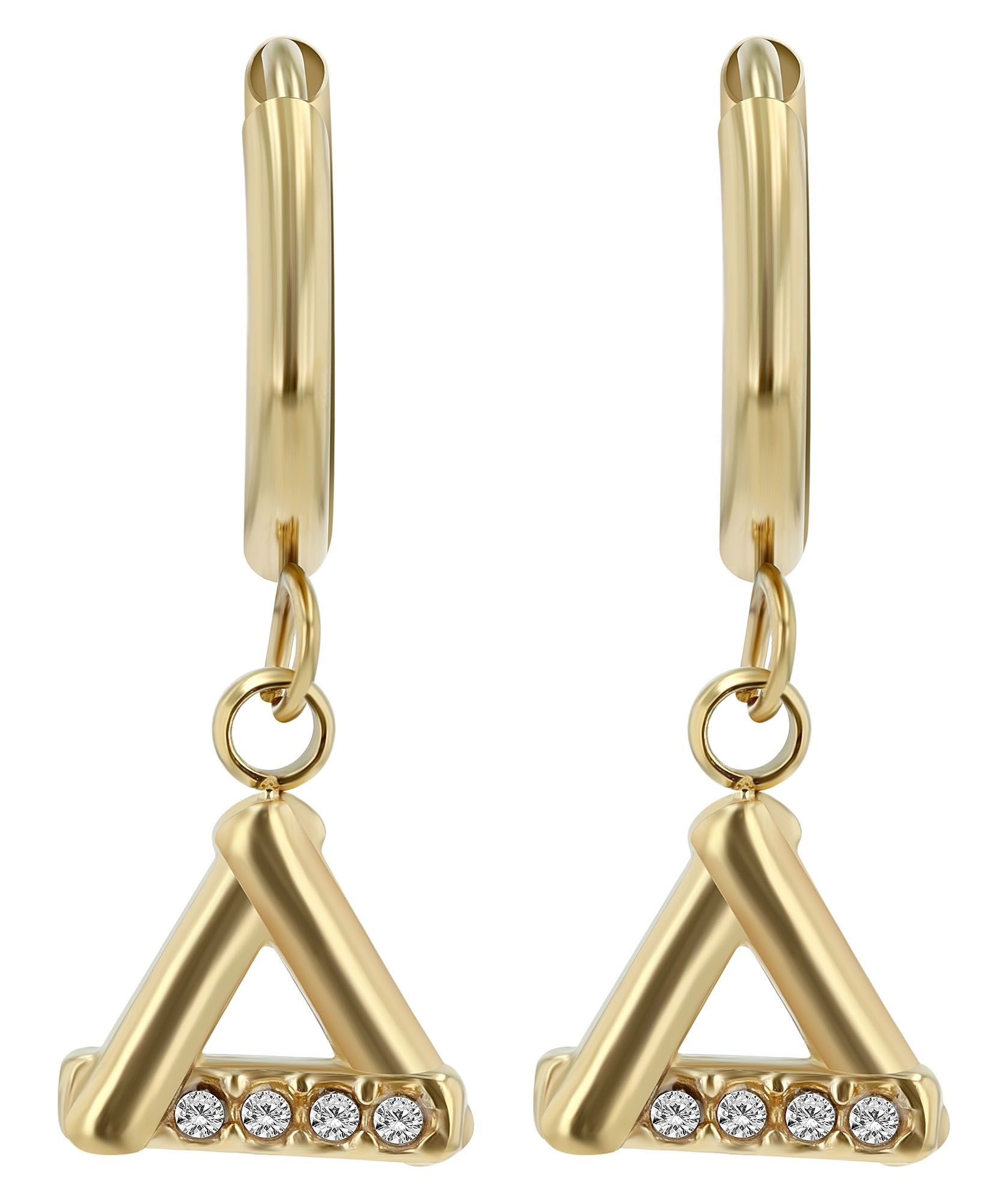 Adelia´s Kettenanhänger »Damen Anhänger aus Edelstahl mit Strass Steinchen«  Ein Geschenk, das Freude macht