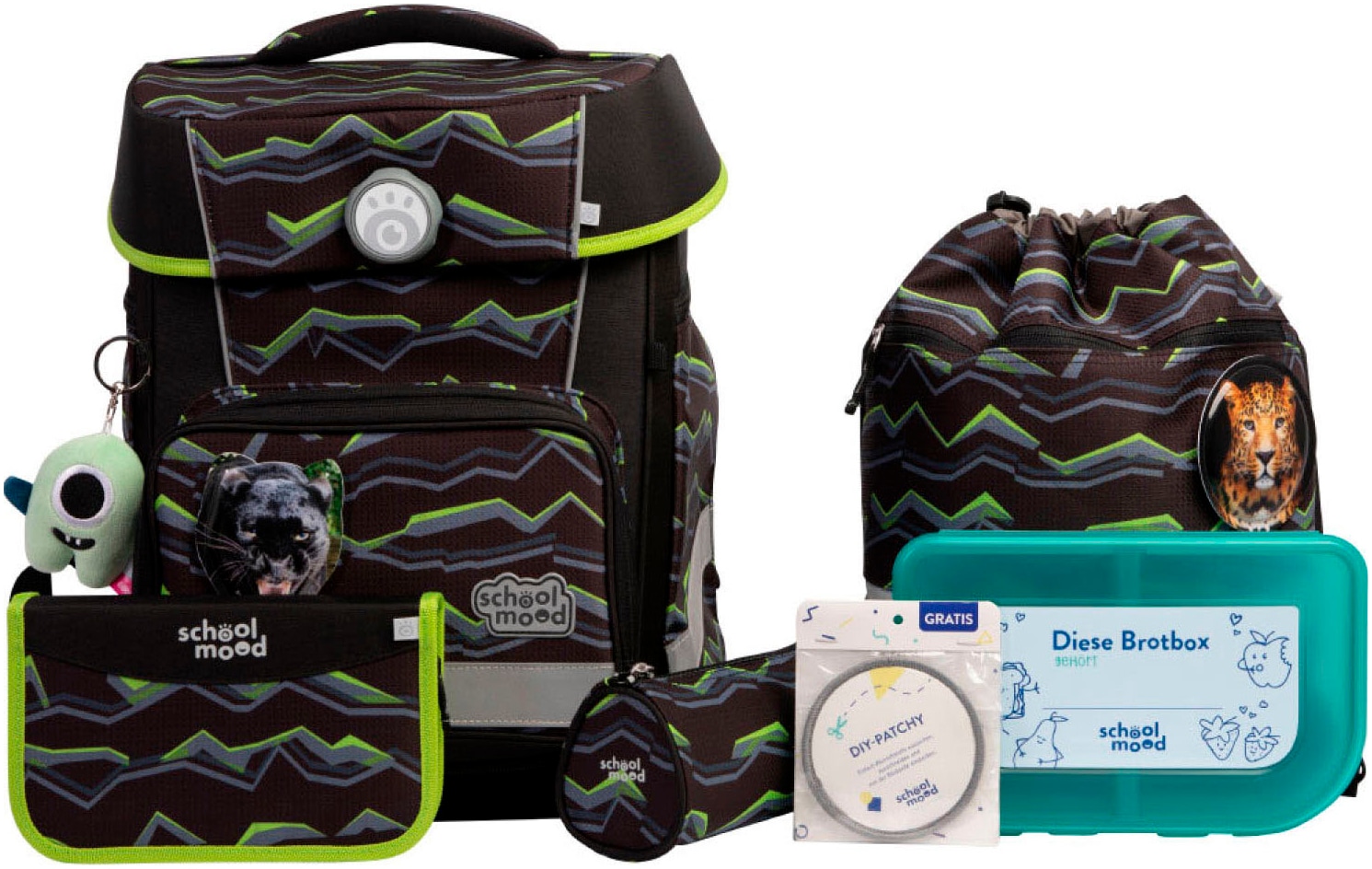 SCHOOL-MOOD® Schulranzen »Champion Maxx Pro«, retroreflektierende Flächen