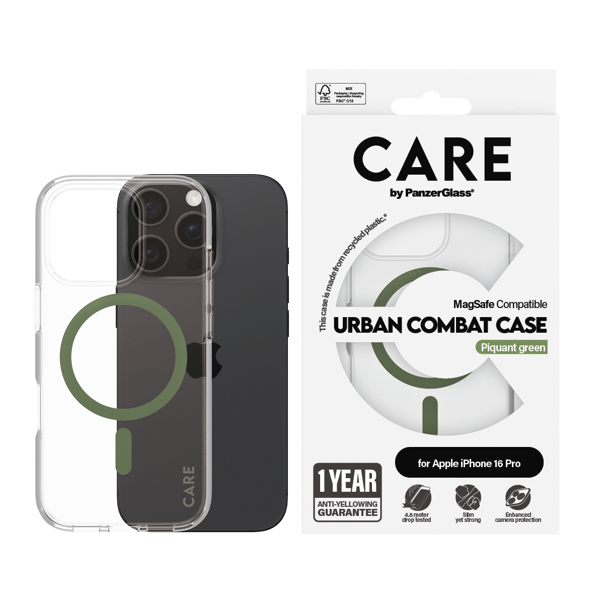 Handyhülle »Urban Combat Case für Apple iPhone 16 Pro«, iPhone 16, Backcover,...