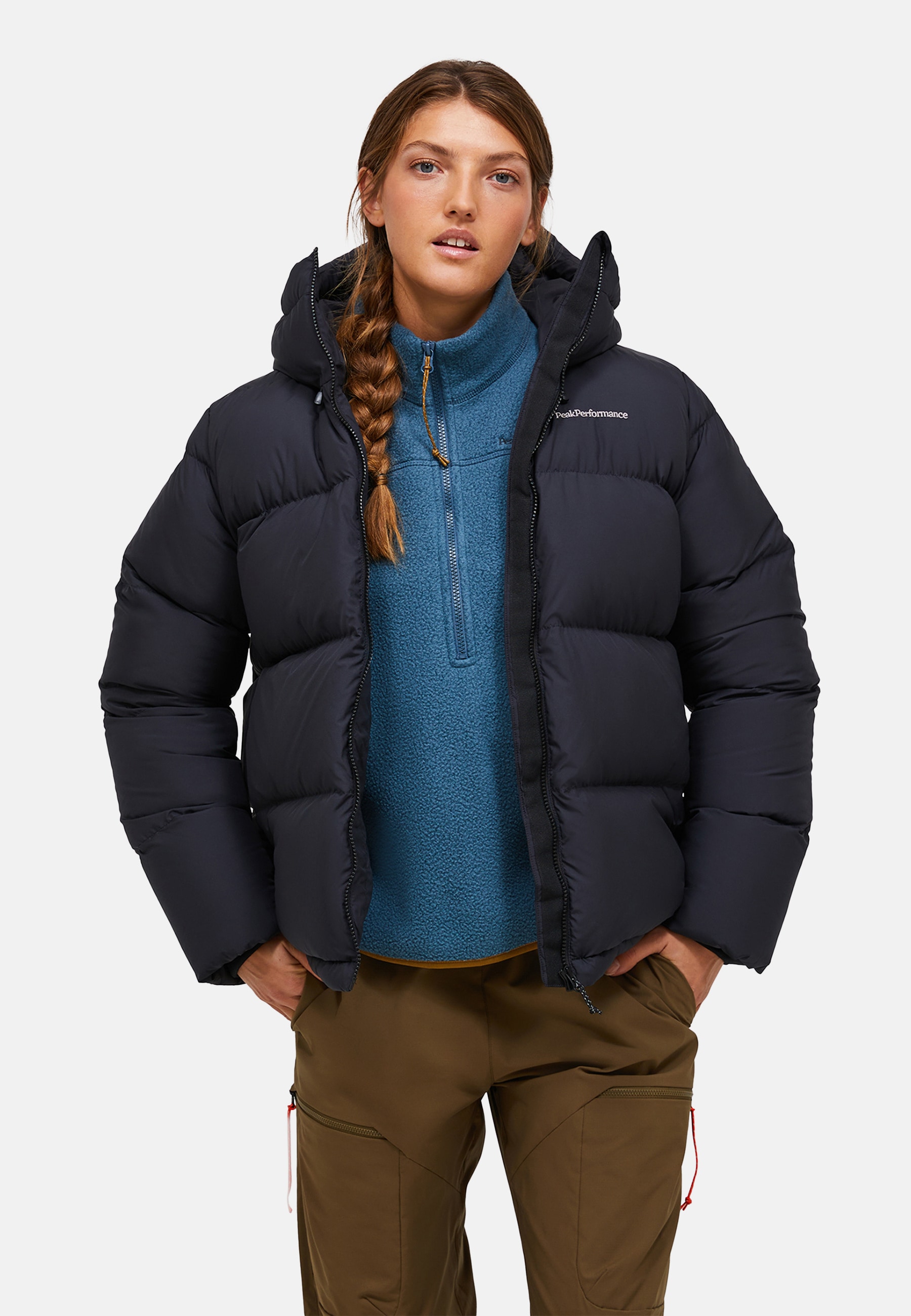 Peak Performance Daunenjacke »W Rivel Down Puffer Jacket« mit Kapuze