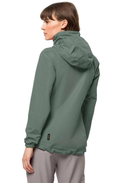 Jack Wolfskin Funktionsjacke »STORMY POINT 2L JKT W«, mit Kapuze, mit verstaubarer Kapuze