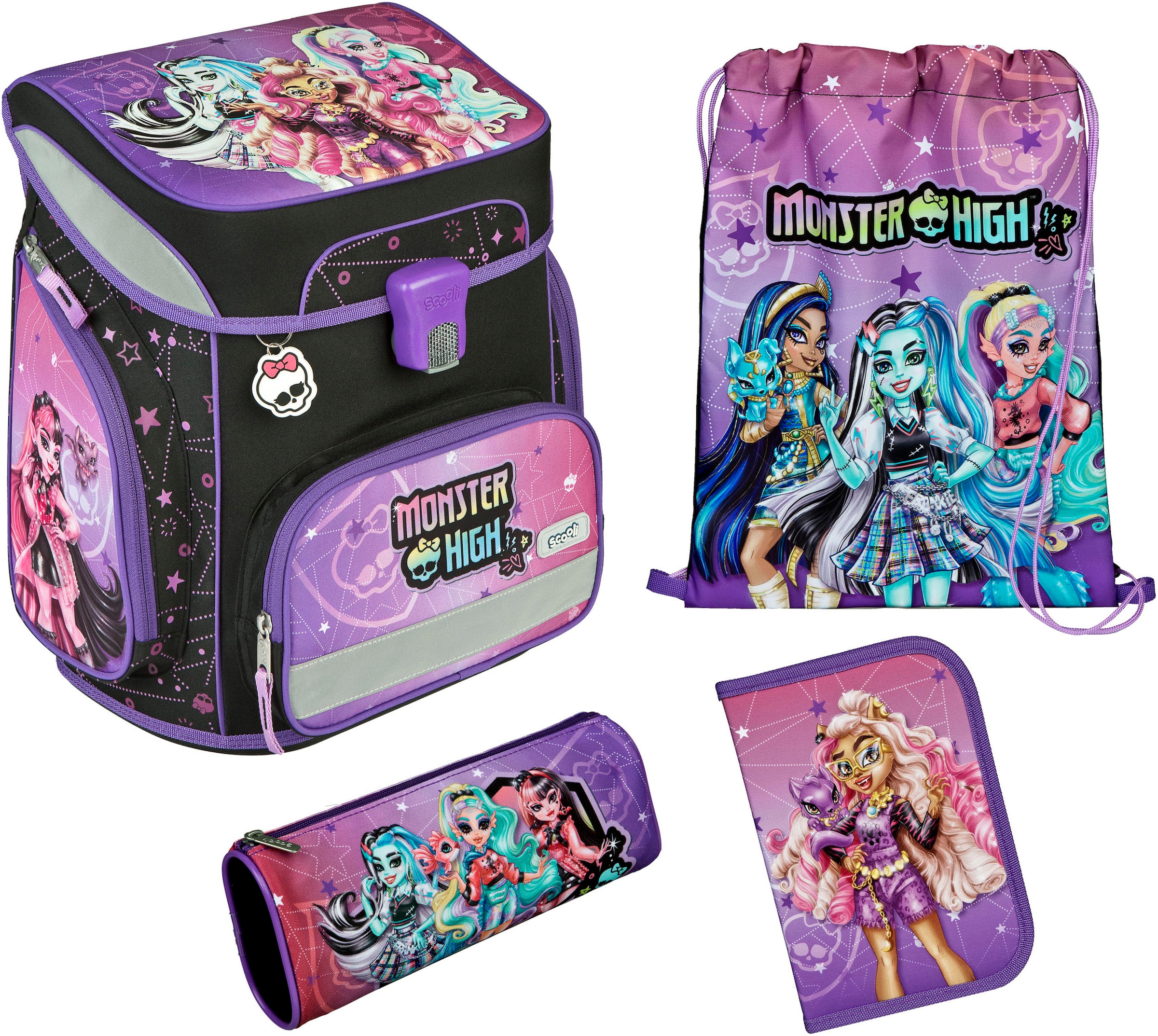 Scooli Schulranzen »EasyFit, Monster High«