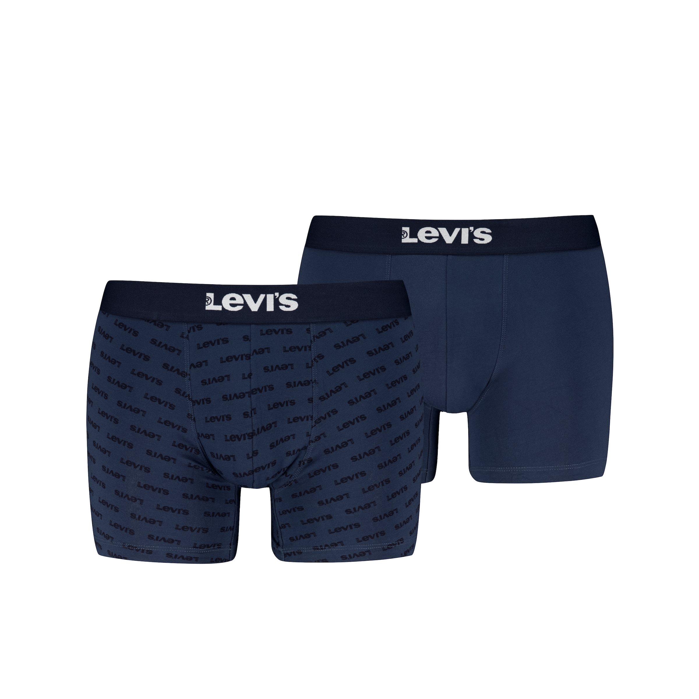Levis Herren Navy Boxershorts "Levis Men Logo Aop Boxer Brief 2P" von Baur