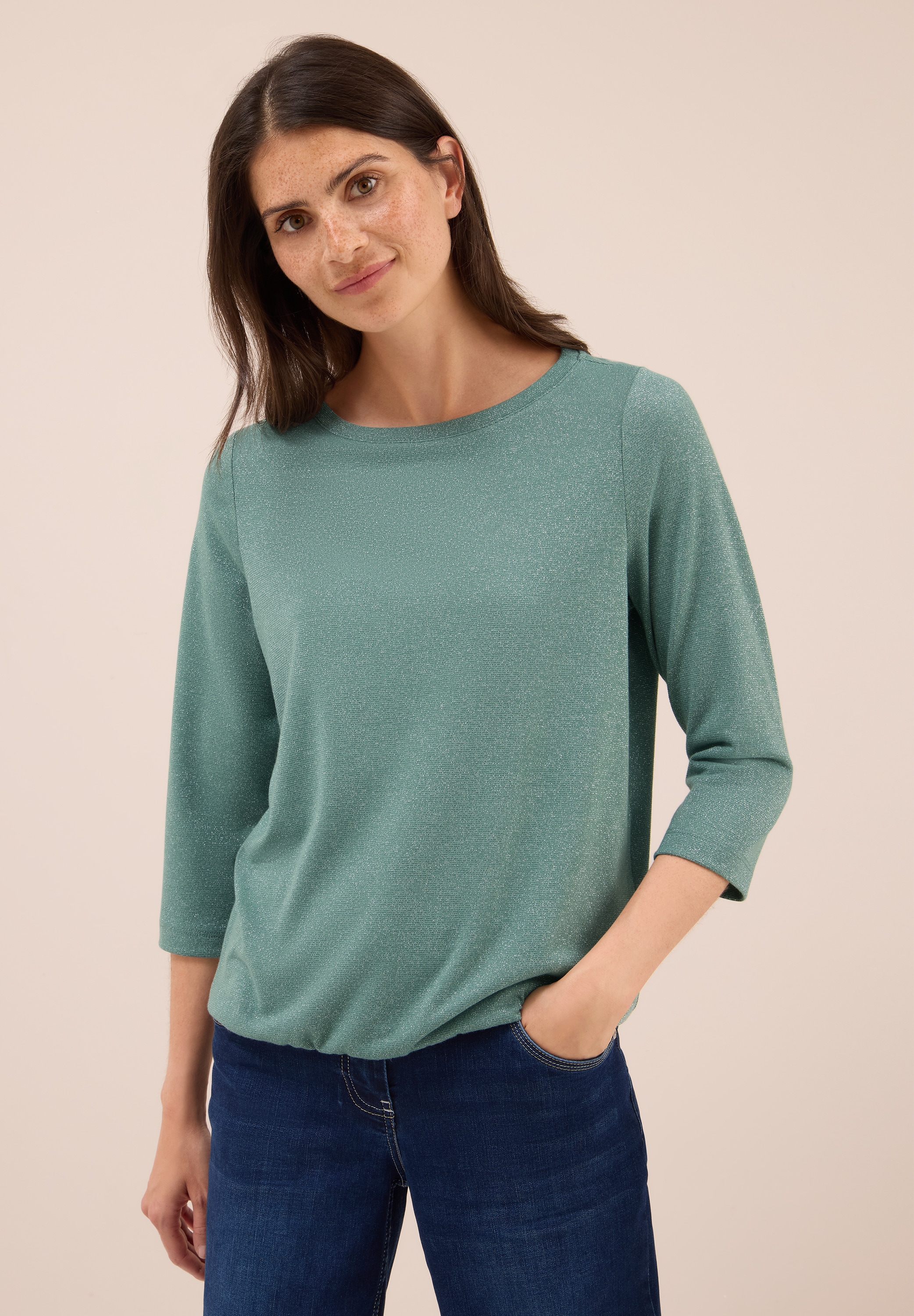 Cecil T-Shirt, mit Glitzer-Details günstig online kaufen