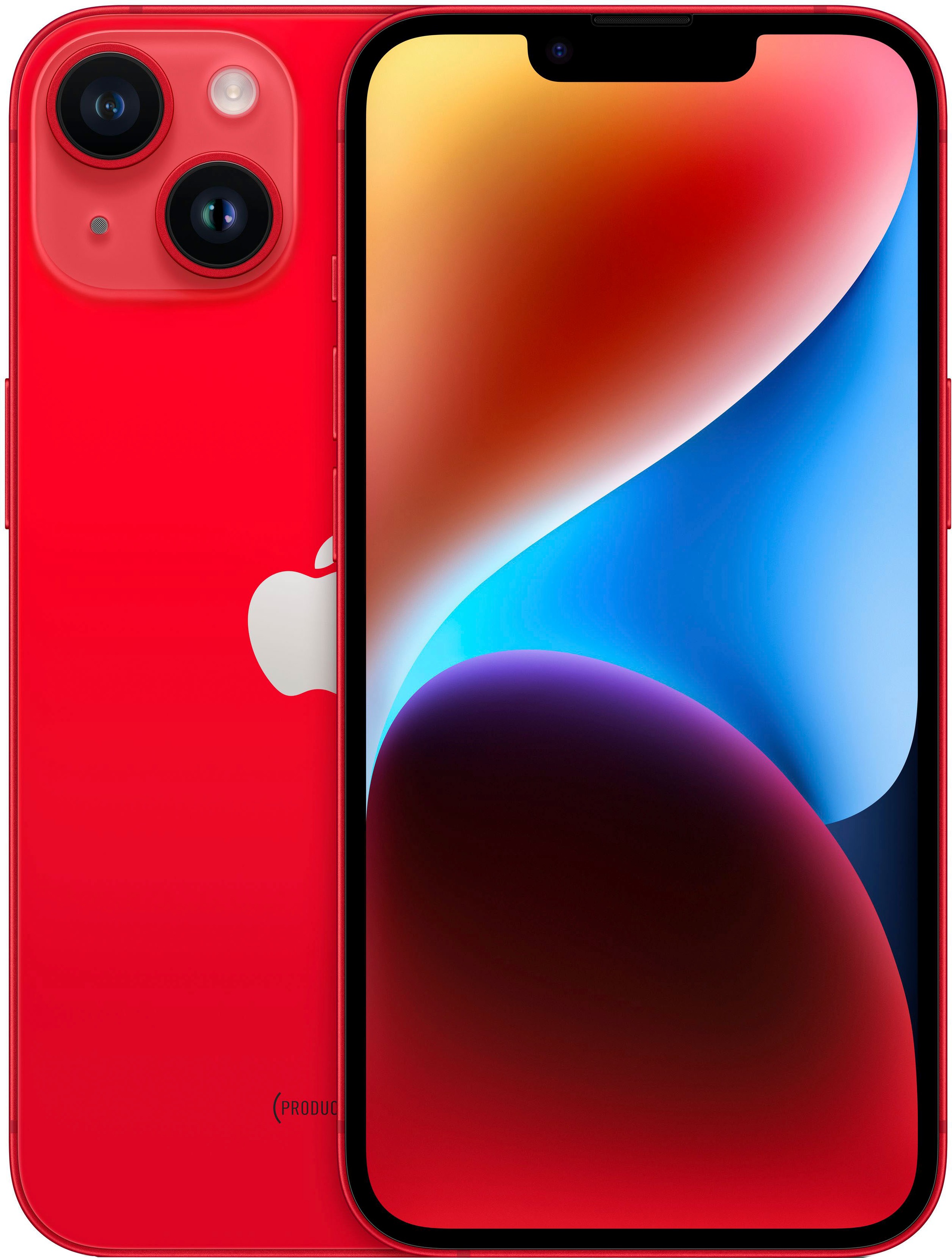 Apple Smartphone »iPhone 14 512GB«, (Product) Red, 15,4 cm/6,1 Zoll, 512 GB  Speicherplatz, 12 MP Kamera | BAUR