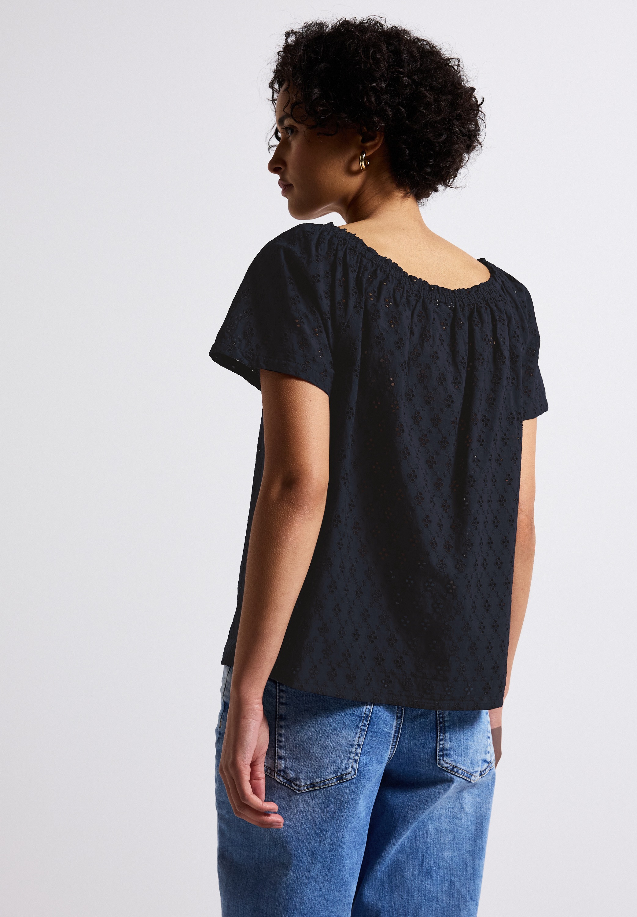 STREET ONE Carmenbluse, aus reiner Baumwolle günstig online kaufen