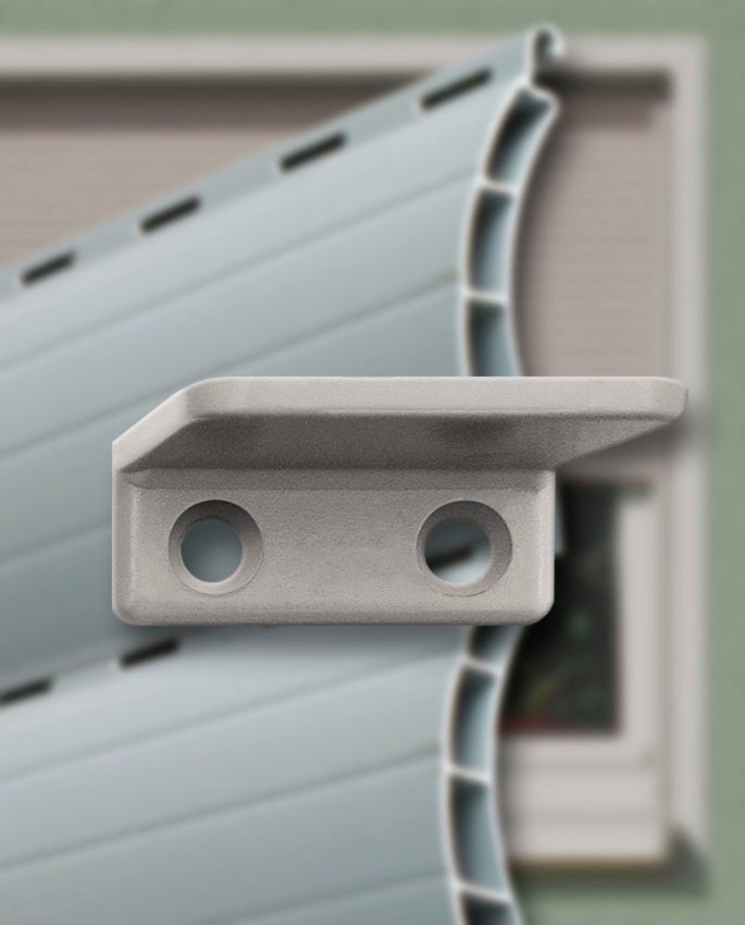 SCHELLENBERG Rollladen-Anschlagstopper »Zubehör für Außenrollläden«, Rollladenstopper, 38 x 31 x 15 mm, grau
