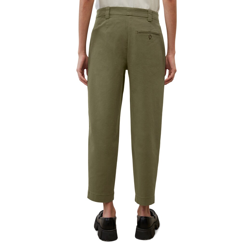 Damenmode Hosen Marc O'Polo Chinohose »aus stretchigem Bio-Baumwolle-Twill« grün Damenmode Hosen Marc O'Polo Chinohose »aus stretchigem Bio-Baumwolle-Twill« grün