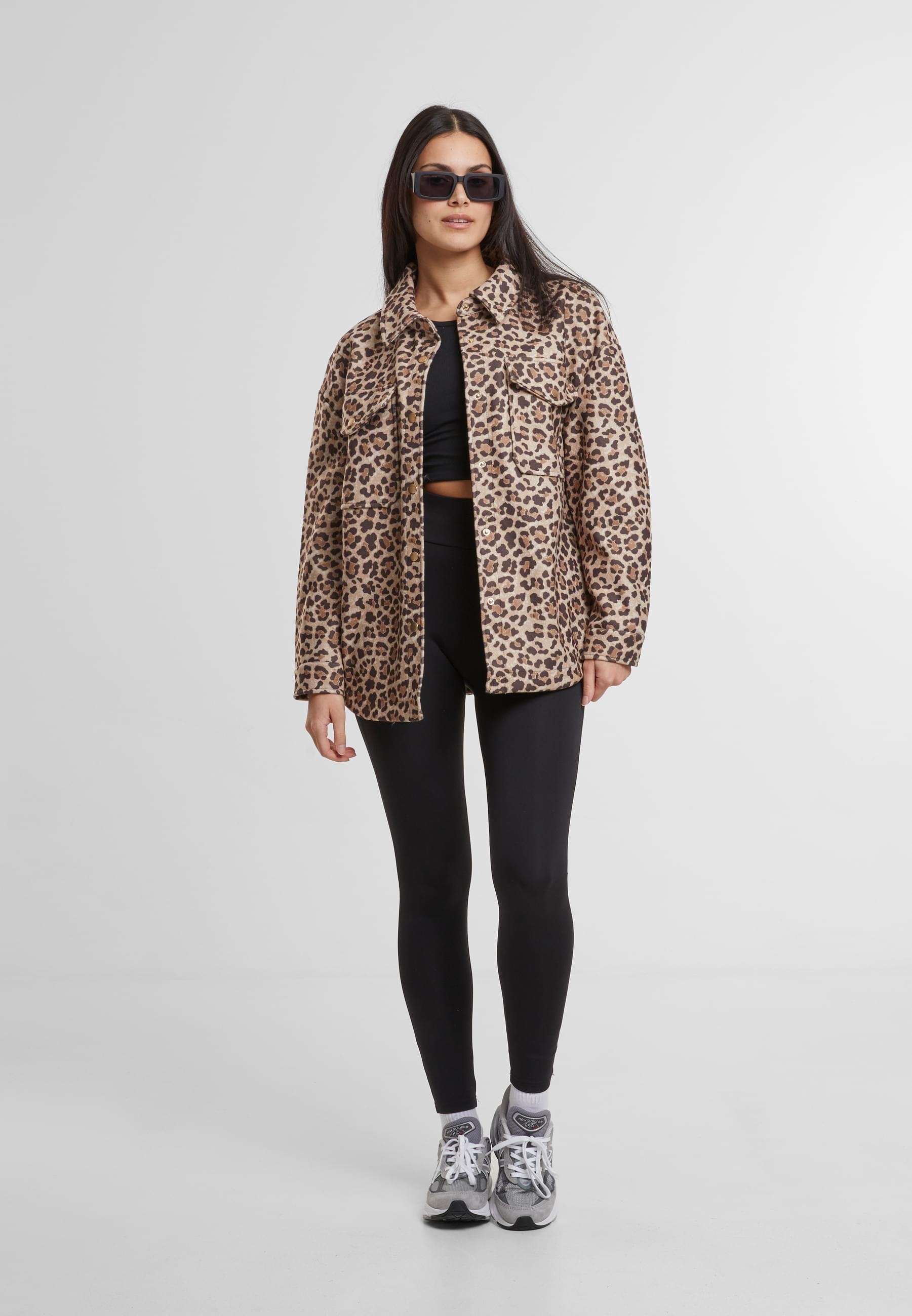 URBAN CLASSICS Allwetterjacke »Urban Classics Damen Ladies AOP Overshirt«, (1 St.), ohne Kapuze