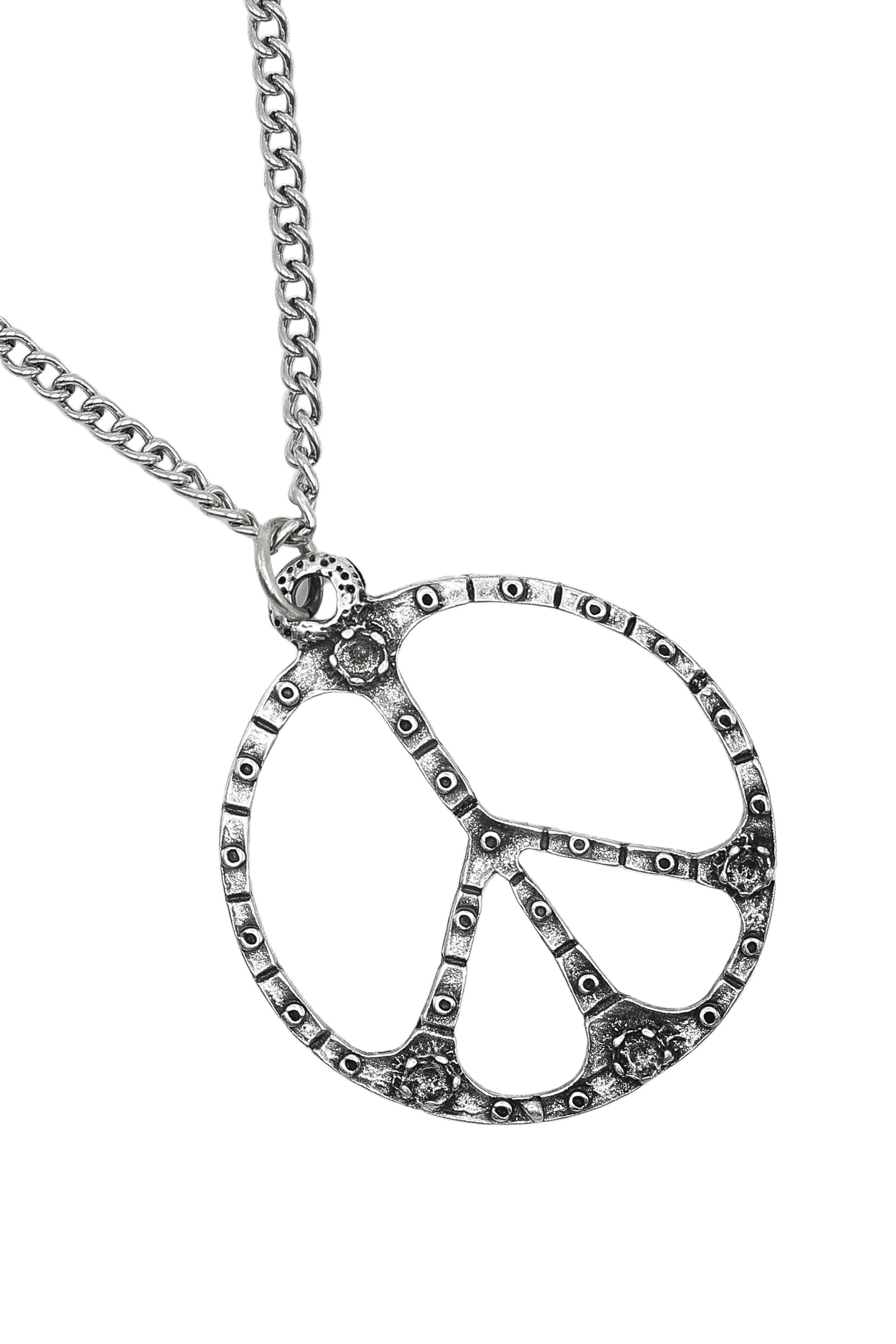 COLLEZIONE ALESSANDRO Lange Kette »Peace«, mit XL Peace Anhänger
