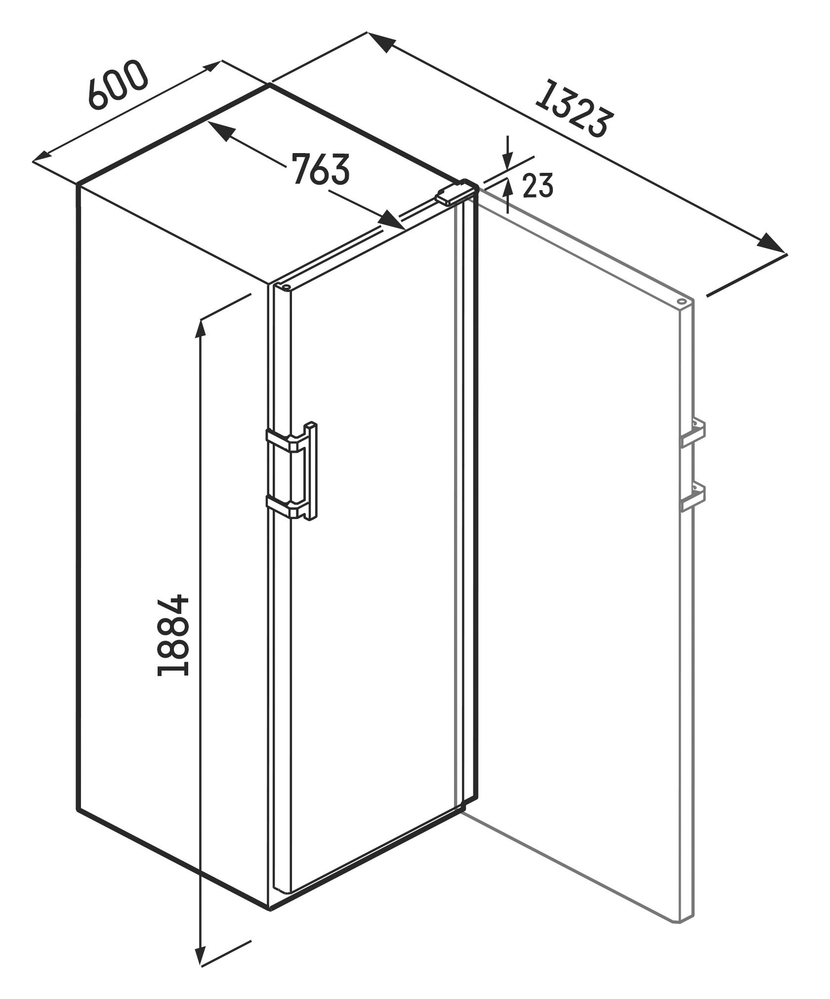 Liebherr Weinkühlschrank »WSbli 5231«