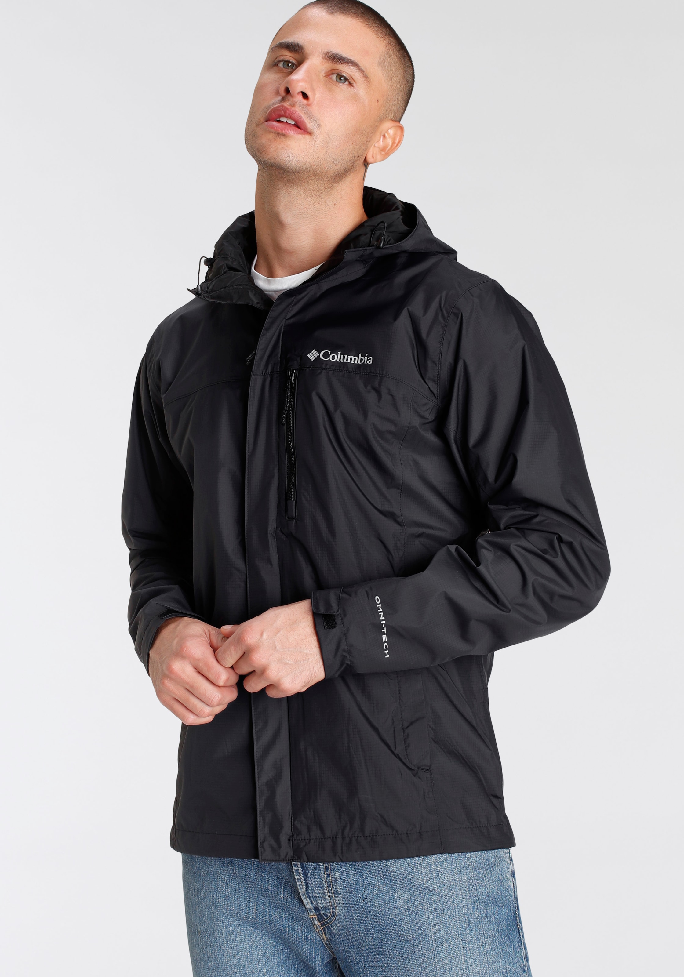 Columbia Outdoorjacke "POURING ADVENTURE II", mit Kapuze günstig online kaufen