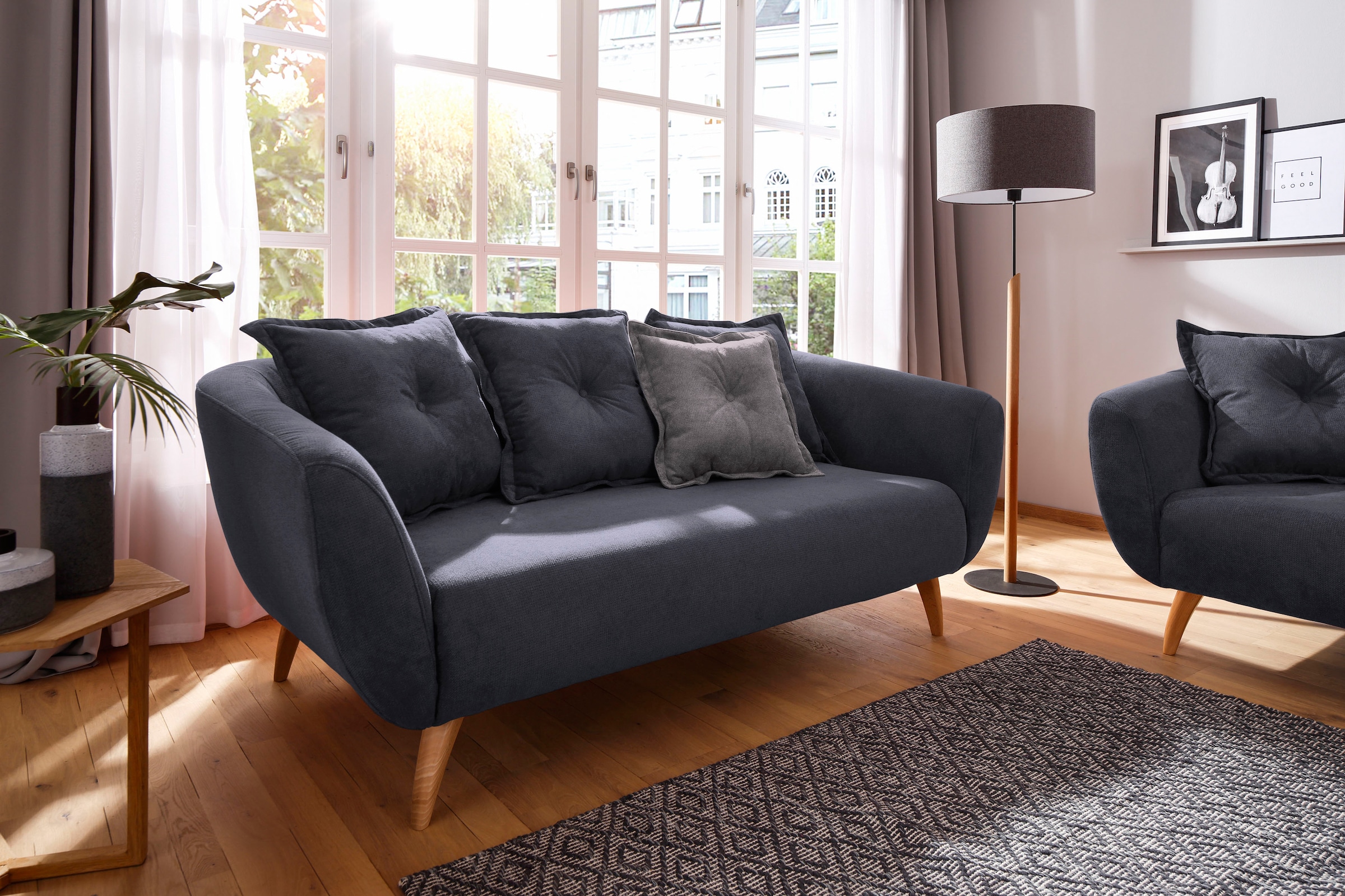 Home affaire 2,5-Sitzer "Baggio modern und romantisches Design, bequem", Zi günstig online kaufen
