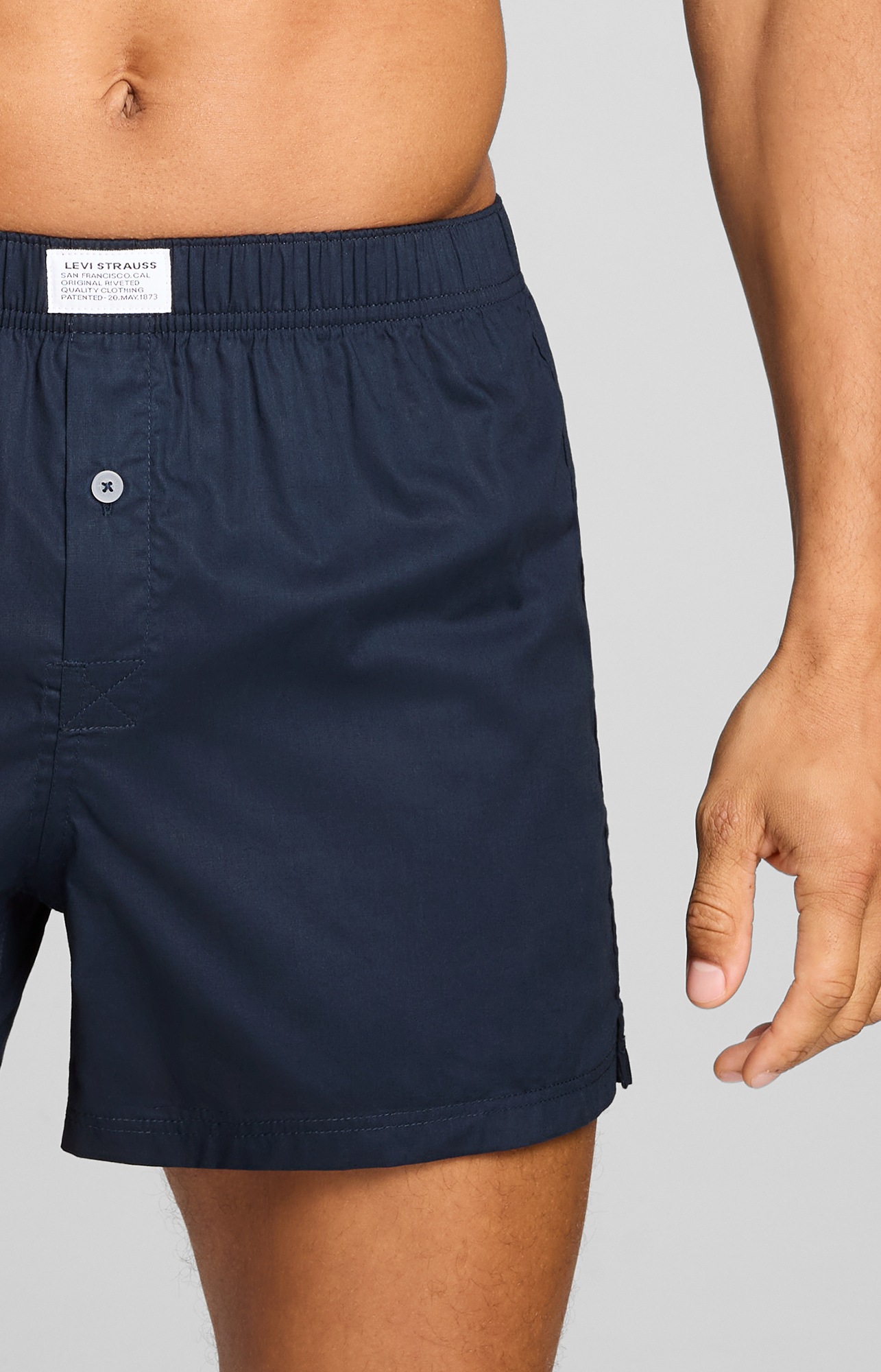 Levi's® Webboxer »LEVIS MEN WOVEN BOXER 2P« 2er Pack,  mit Eingriff, Baumwolle, weites Bein