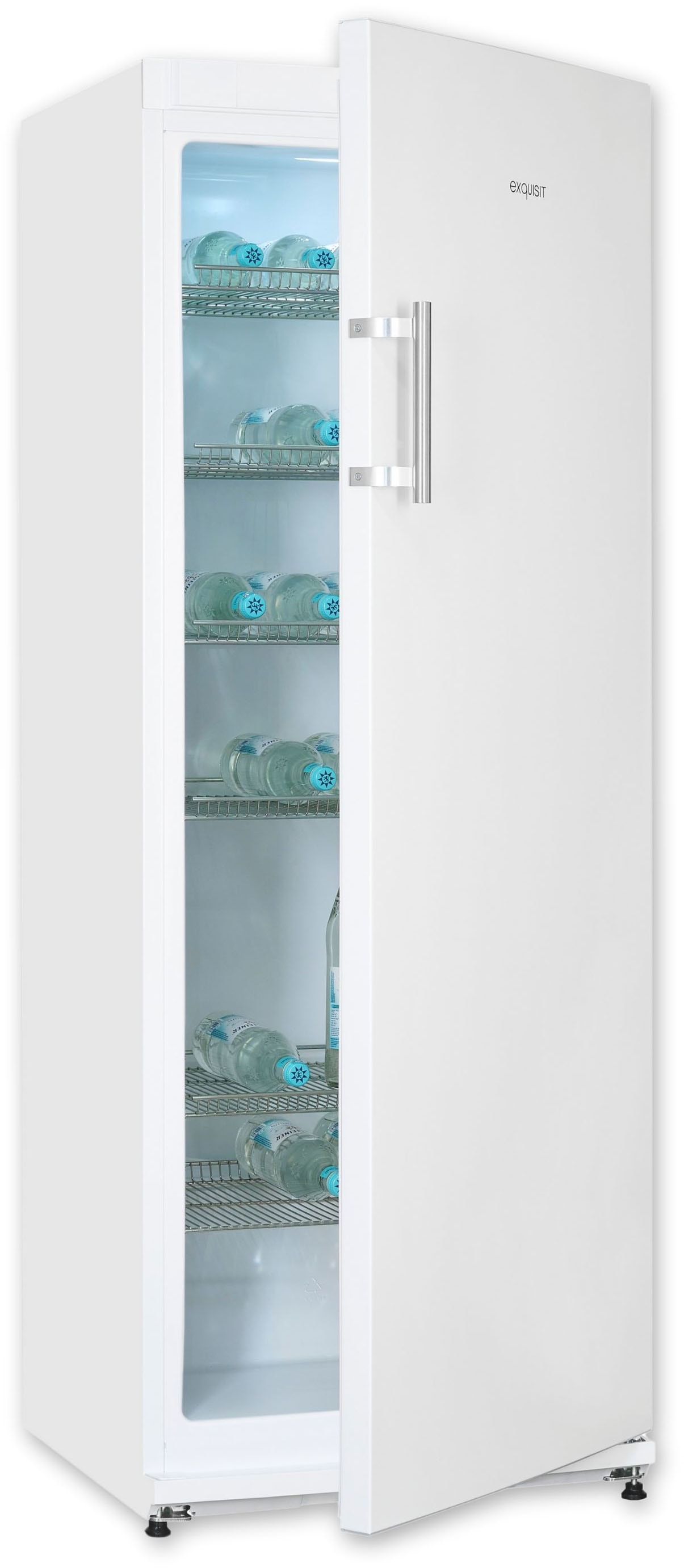 exquisit Getränkekühlschrank "GKS31-V-H-280E weiss" 163 cm hoch 60 cm breit günstig online kaufen