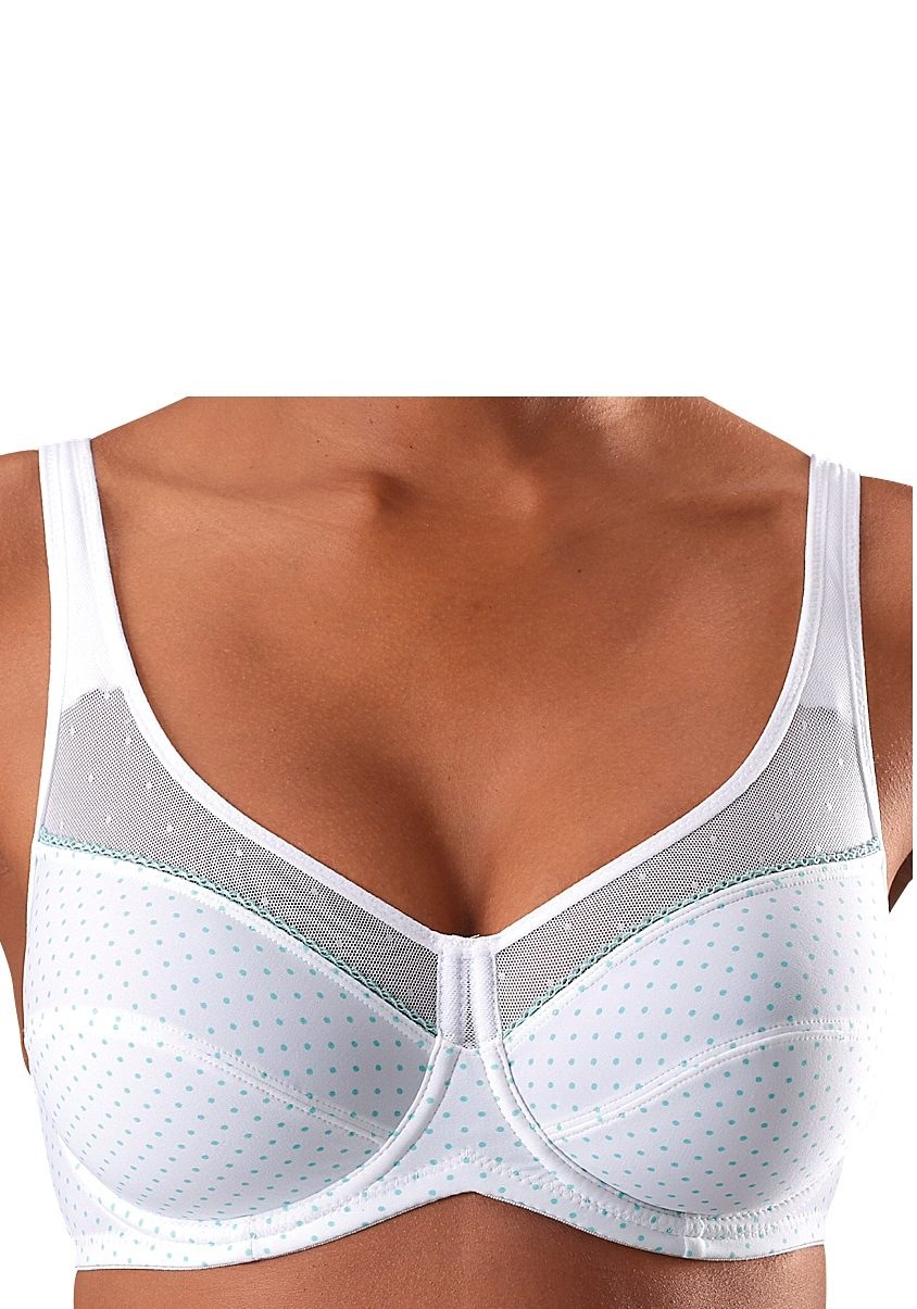 Thumbnail - petite fleur Bügel-BH, 2 Stücker Packung, mit Netzeinsätzen