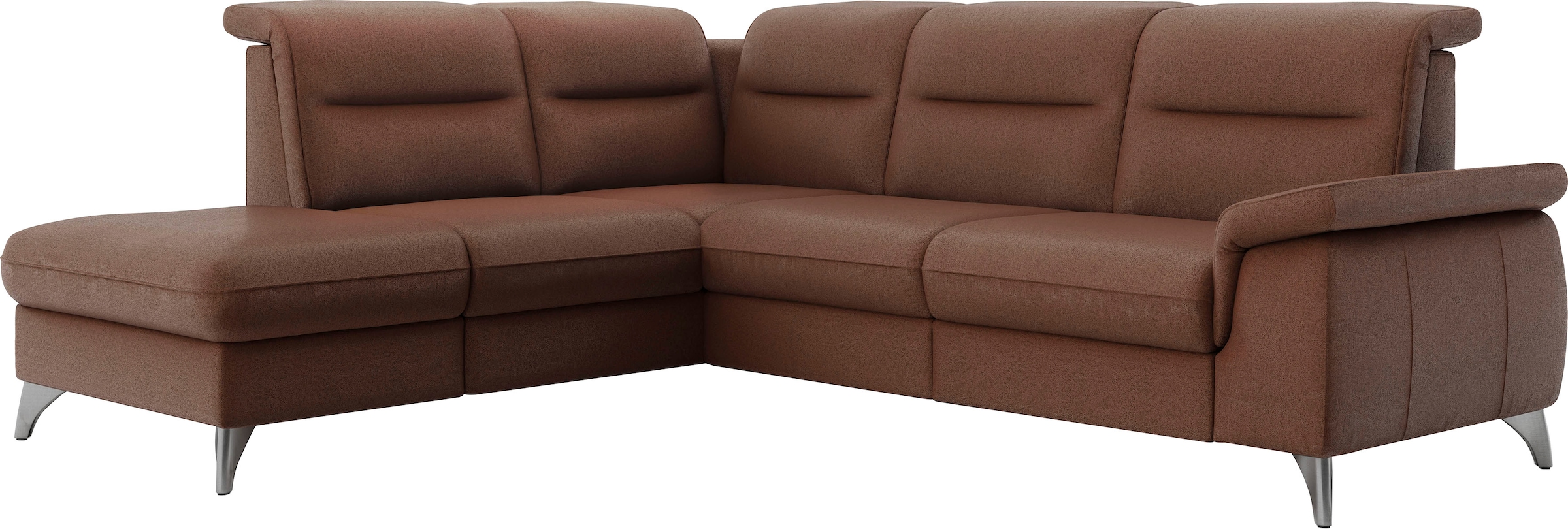 sit&more Ecksofa »Astoria L-Form«, wahlweise mit motorischer Relaxfunktion