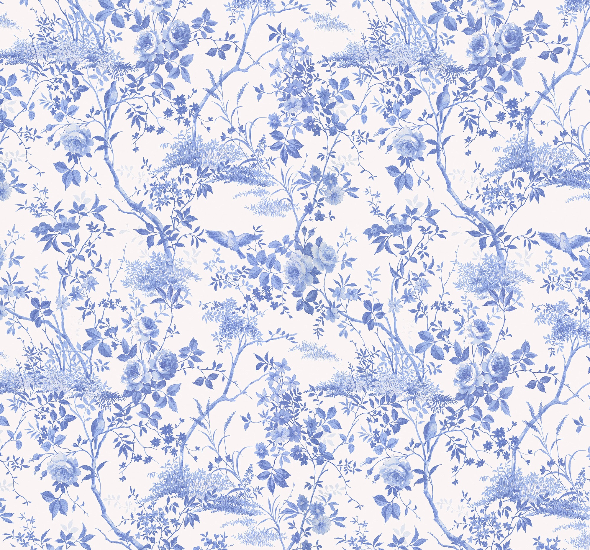 Komar 1100000002199 "Digitaldruck Vlies - Charming Bloom - Größe 300 x 280 cm" bedruckt glatt Wohnzimmer, Schlafzimmer