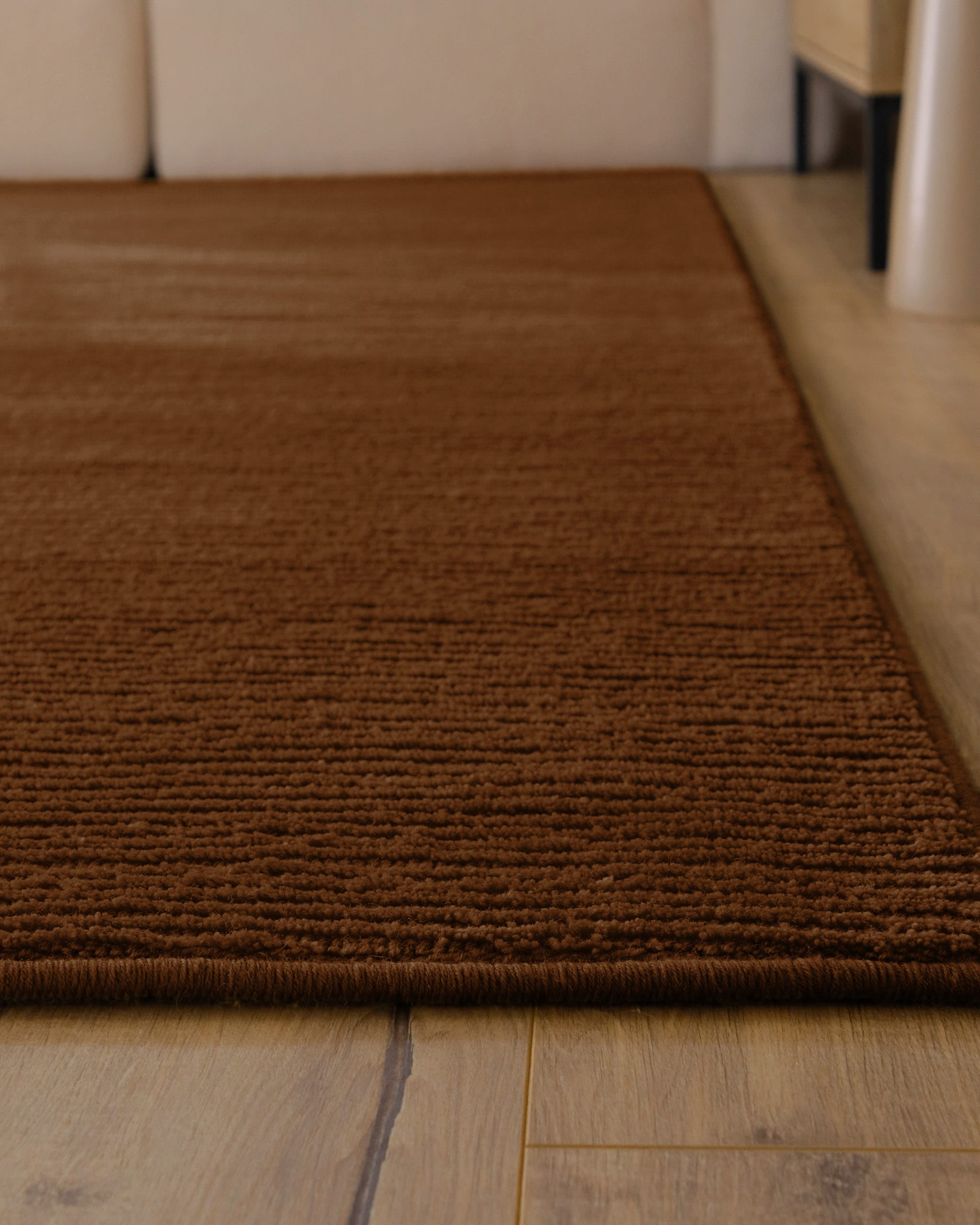 Wecon home Teppich »Castello ONE« rechteckig 7 mm Höhe Schurwolle, Kurzflor mit Hoch-Tief-Effekt, Wohnzimmer, Streifenmuster