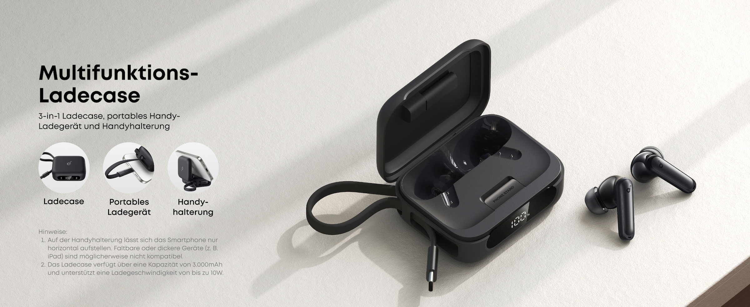 Anker wireless In-Ear-Kopfhörer »soundcore P41i« Bluetooth Active Noise Cancelling (ANC)