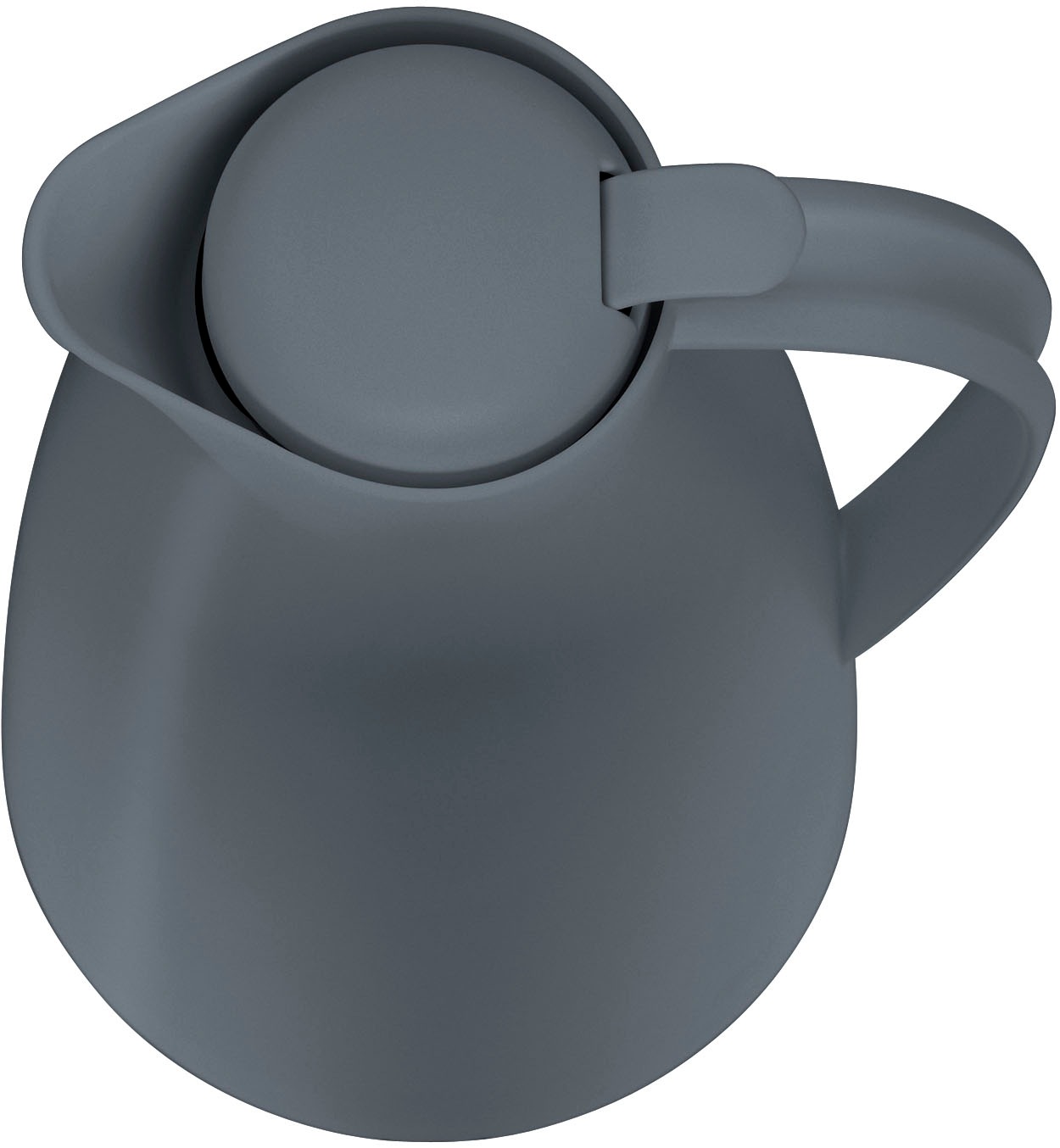 Alfi Isolierkanne »ECO, mit Hartglaseinsatz« 1 l 1 Stk. tlg. 12h heiß & 24h kalt, Drehverschluss mit bequemem Druckknopf