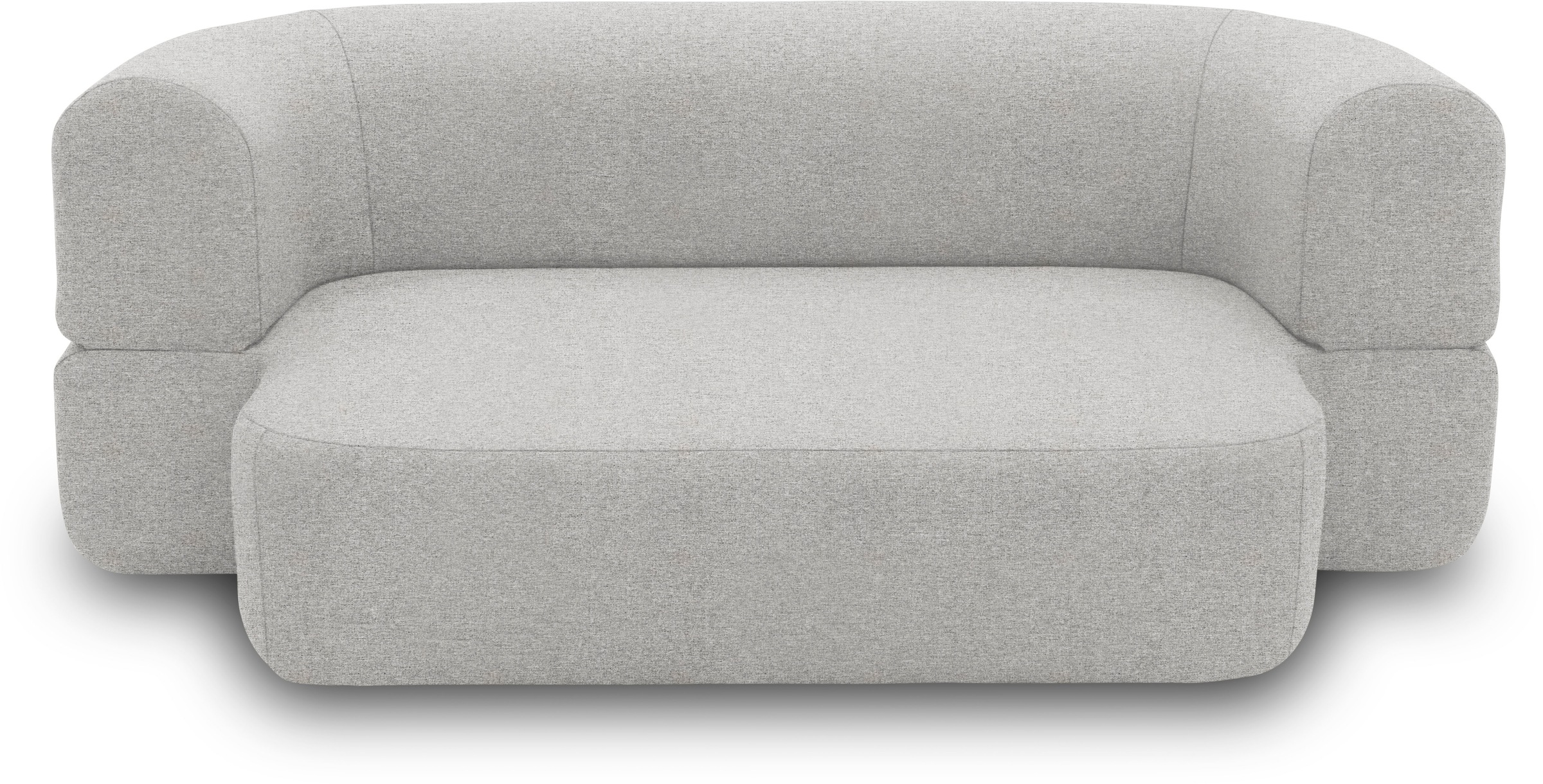 Thumbnail - INOSIGN Schlafsofa "Denair oval Federkern, Bettsofa, organisches Design. Breite 208cm", 2-Sitzer durch Klappen verwandel...