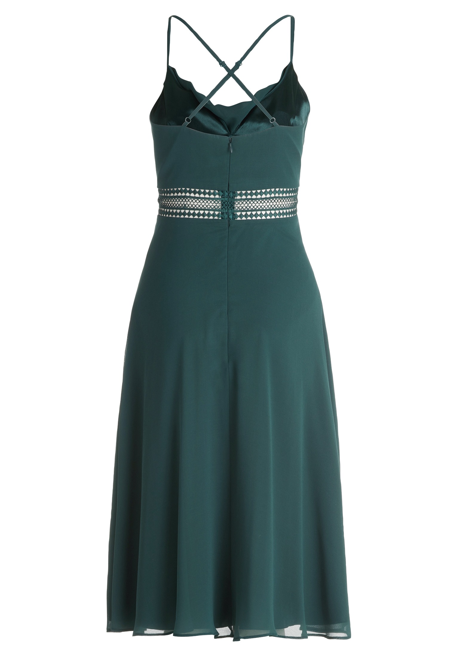 Vera Mont Cocktailkleid »Vera Mont Cocktailkleid mit Wasserfallausschnitt«, Stickerei