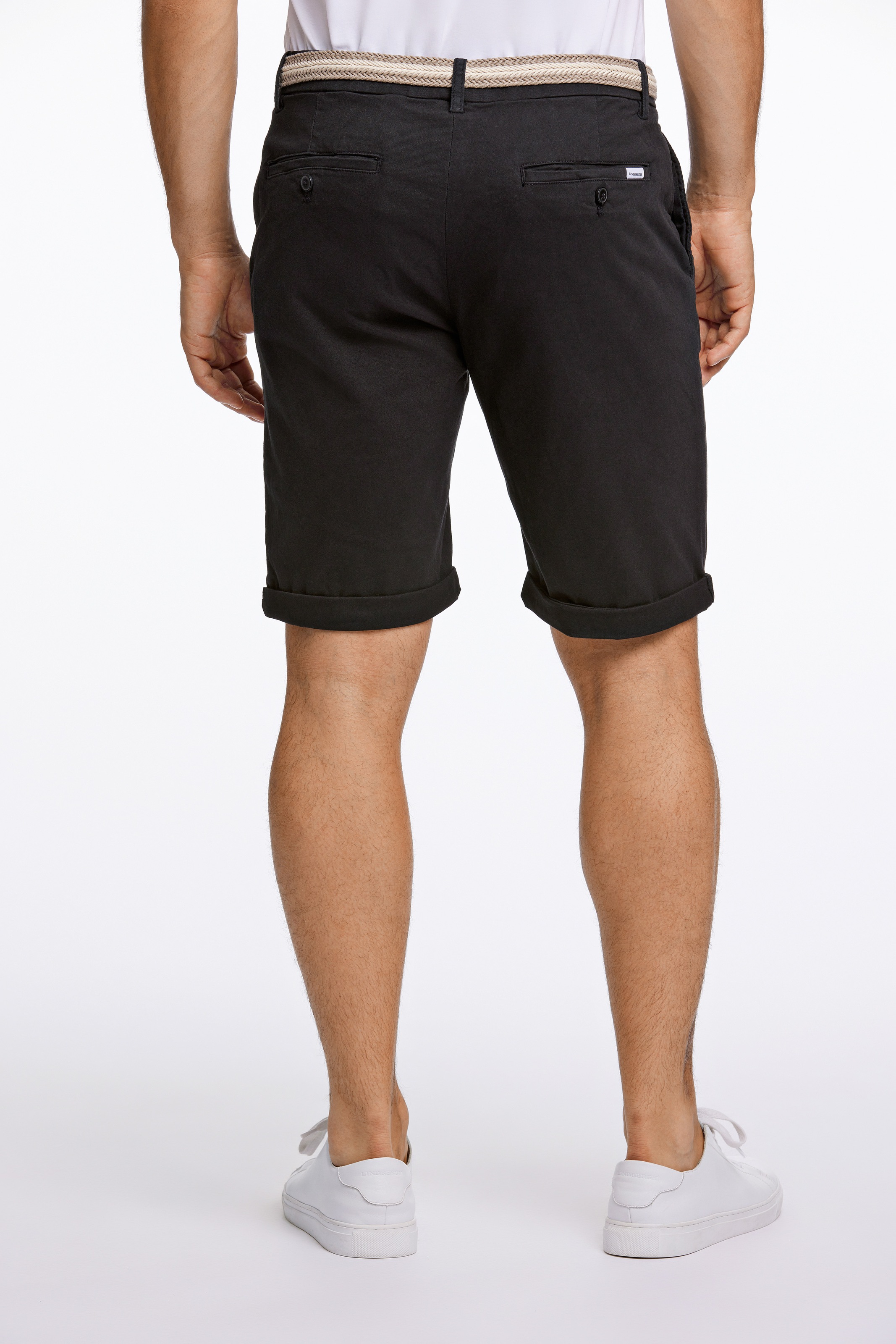 LINDBERGH Chinoshorts, (2 tlg.), mit Gürtel und Stretch günstig online kaufen