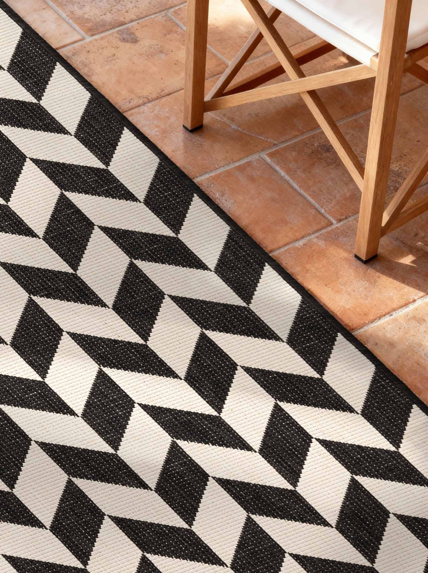 Ted Baker Teppich »Terrick« rechteckig 8 mm Höhe Designteppich, Wetterfest, Pflegeleicht, Modern, Wohnzimmer, Terrasse