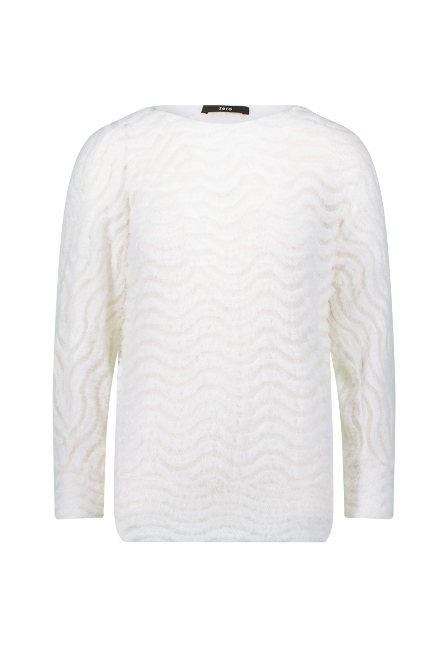 Zero Sweatshirt "Damen mit Wellenmuster", weiteres Detail günstig online kaufen