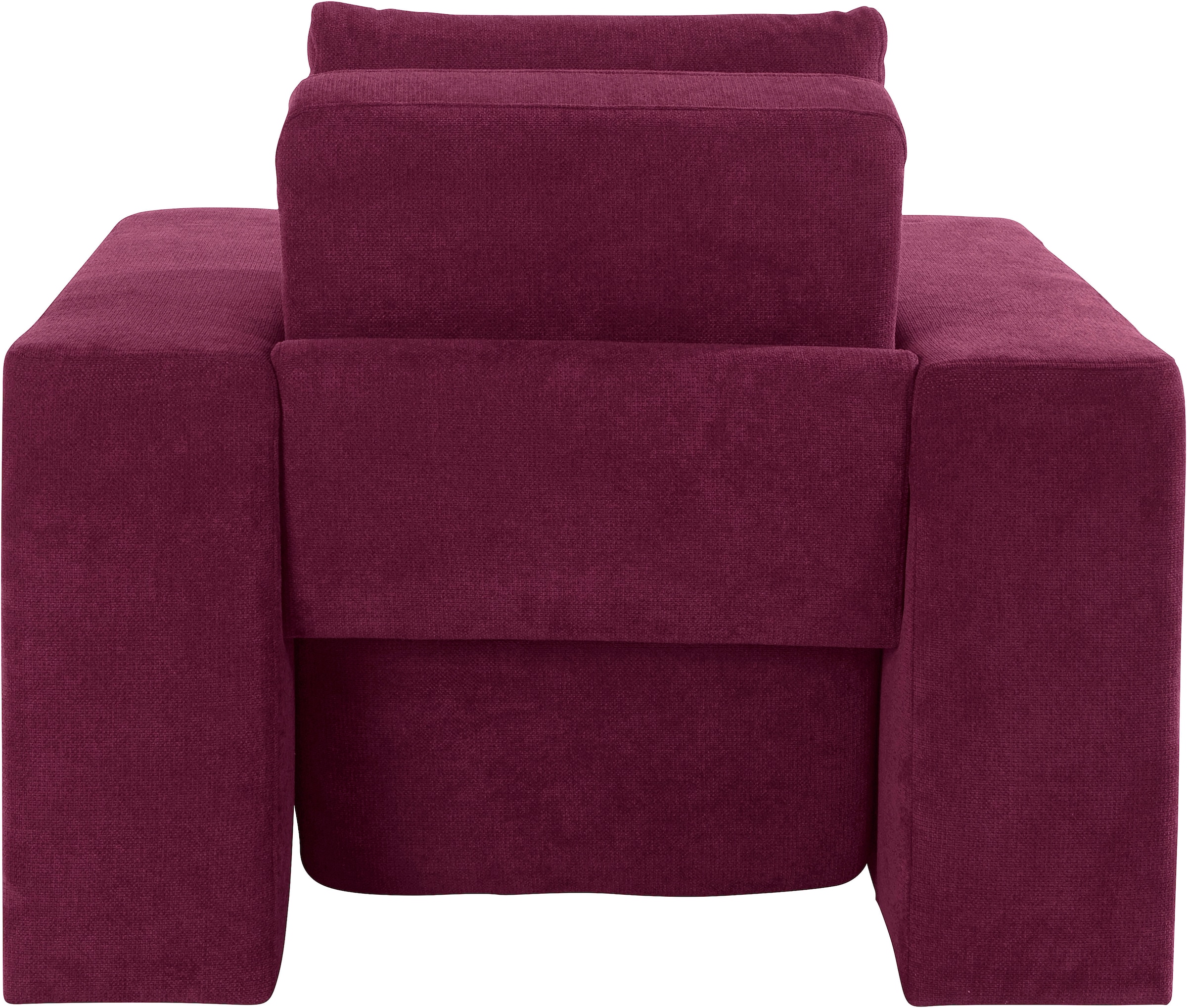 LOOKS by Wolfgang Joop Sessel »Looksvb«, Verwandlungssessel: aus Sessel wird Sessel mit 1 Hocker, Regalfunktion