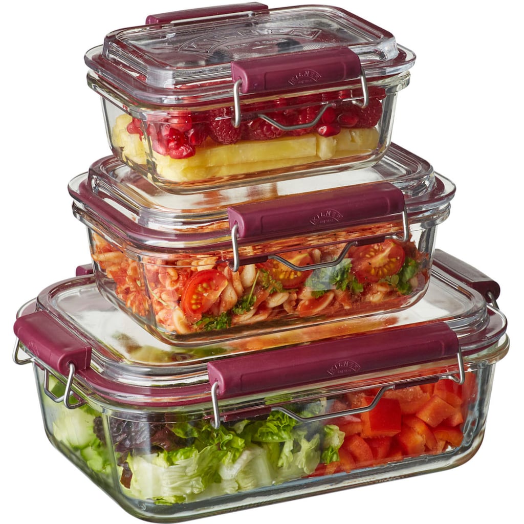 KILNER Frischhaltedose, (Set, 1 tlg.)