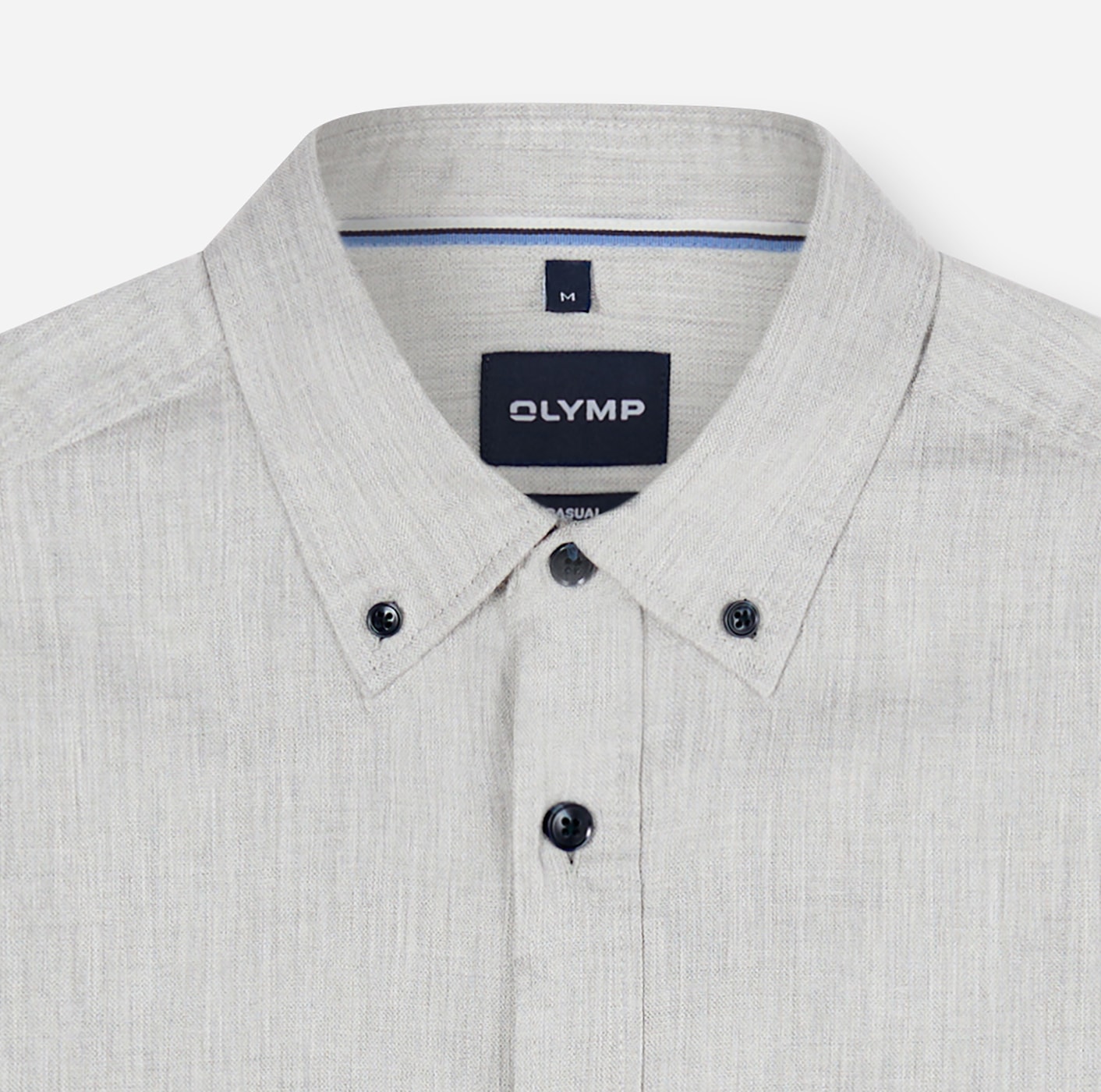 OLYMP Langarmhemd »Casual« Button-down-Kragen, regular fit