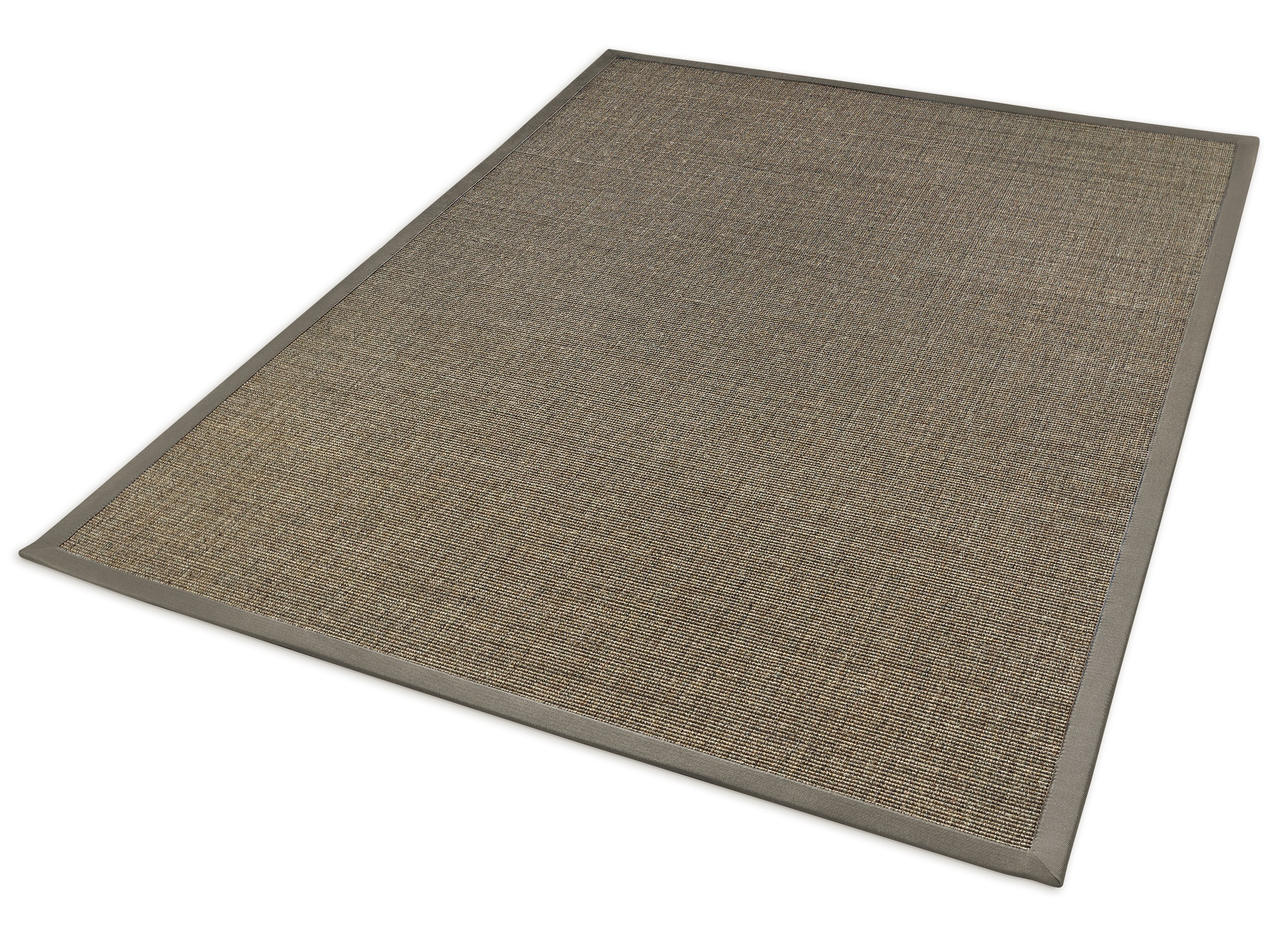 Sisalteppich DEKOWE "Mara S2 mit Bordüre", grau (smoke), B:120cm H:5mm L:170cm, Sisal, Teppiche, Sisalteppich, Flachgewebe, Material: 100% Sisal, Wohnzimmer, Kundenliebling 3