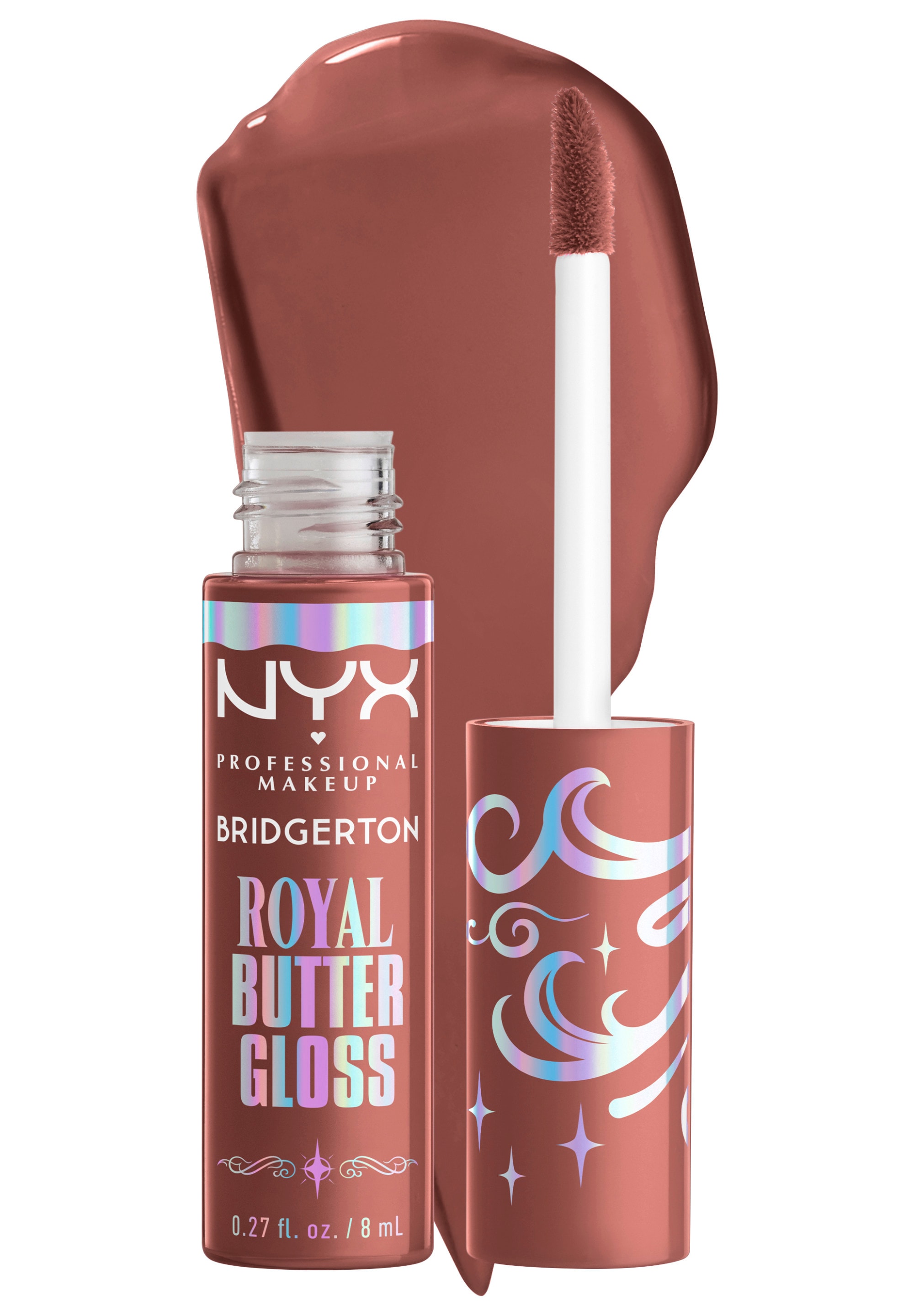 NYX PROFESSIONAL MAKEUP Lipgloss »BRIDGERTON ROYAL BUTTER GLOSS« seidig glatt und butterweich