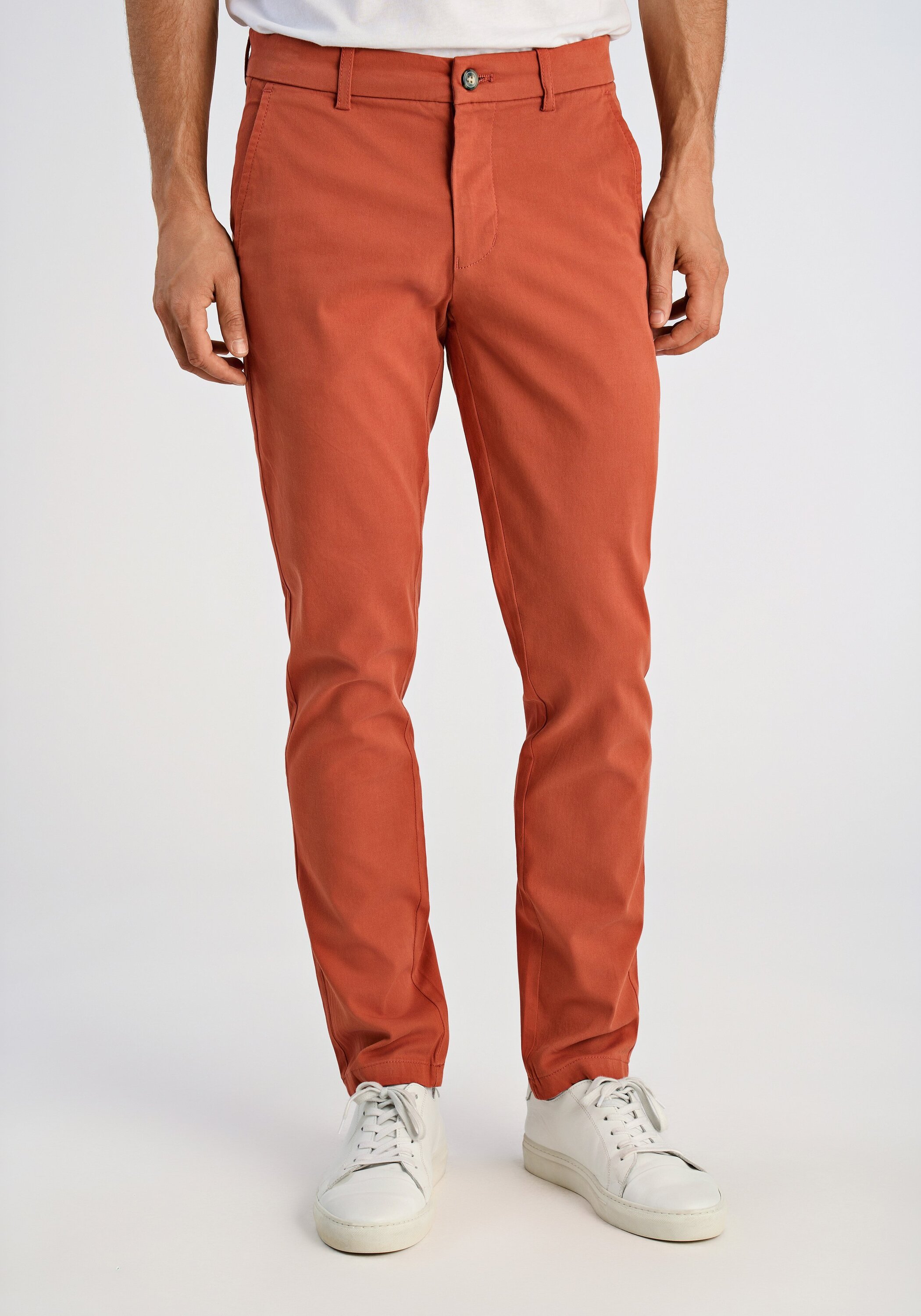LINDBERGH Herren Chinos "Lindbergh Chino"clay, Gr. 38, Obermaterial: 98% Baumwolle, 2% Elasthan, Hosen