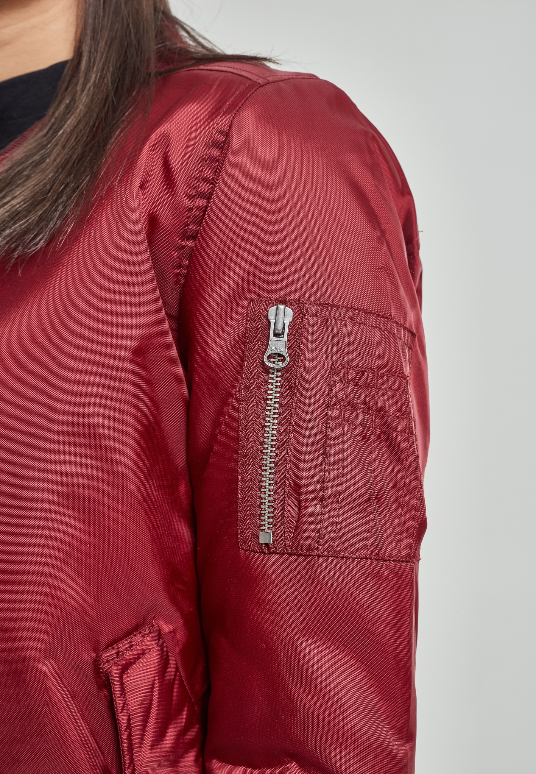 URBAN CLASSICS Allwetterjacke »Urban Classics Damen Ladies Basic Bomber Jacket« 1 Stk. tlg. ohne Kapuze
