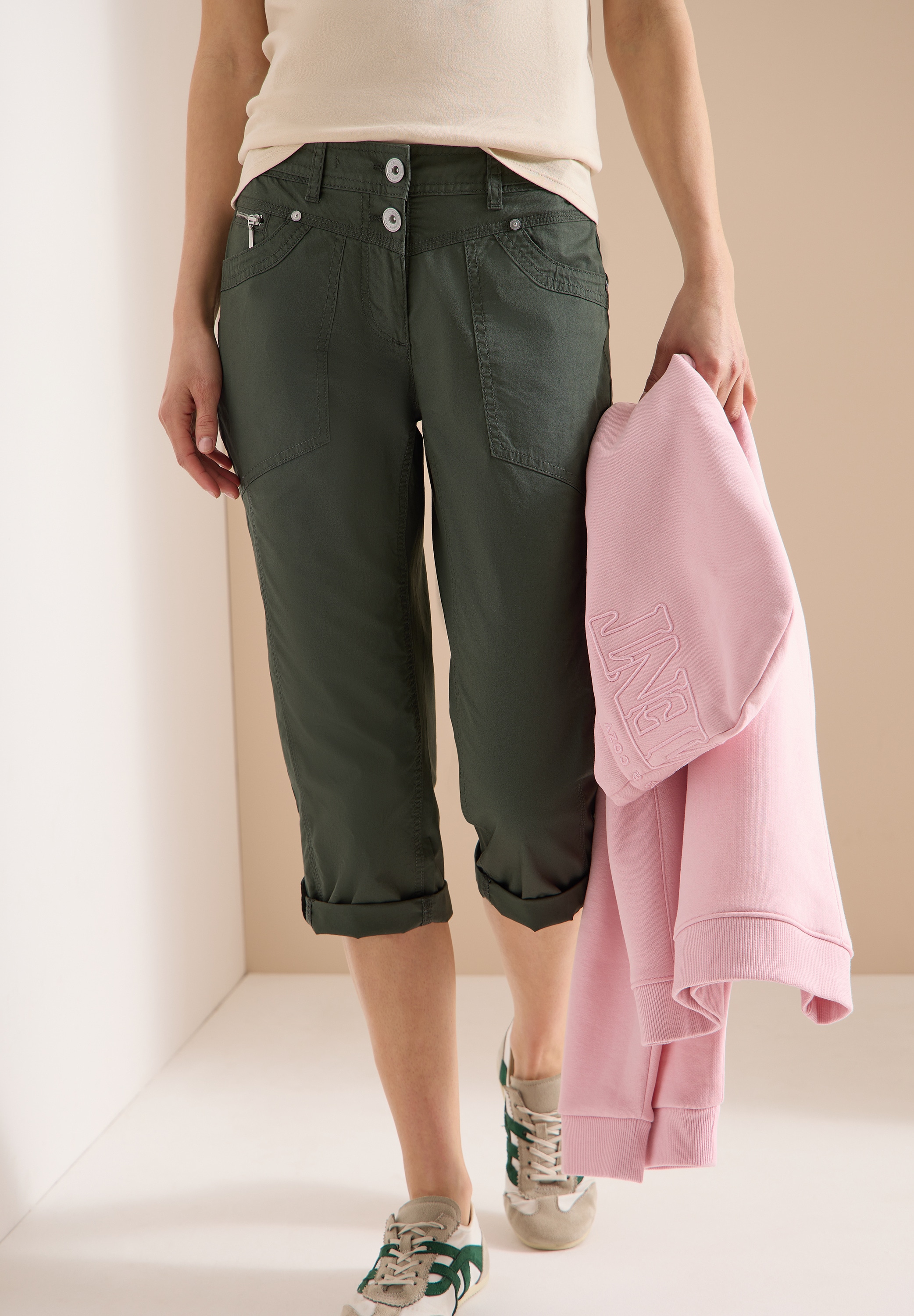 Cecil 3/4-Hose "Style YorkStyle NewYork" im Five-Pocket Style