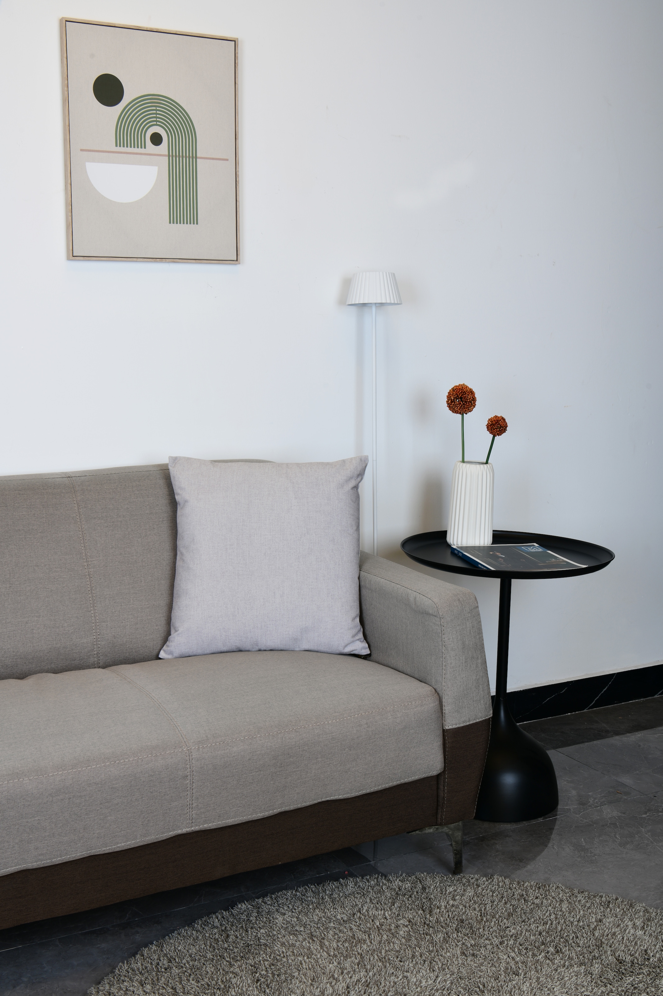 MIRRORS AND MORE Dekokissen »NED« unifarben, Dekokissen mit Füllung