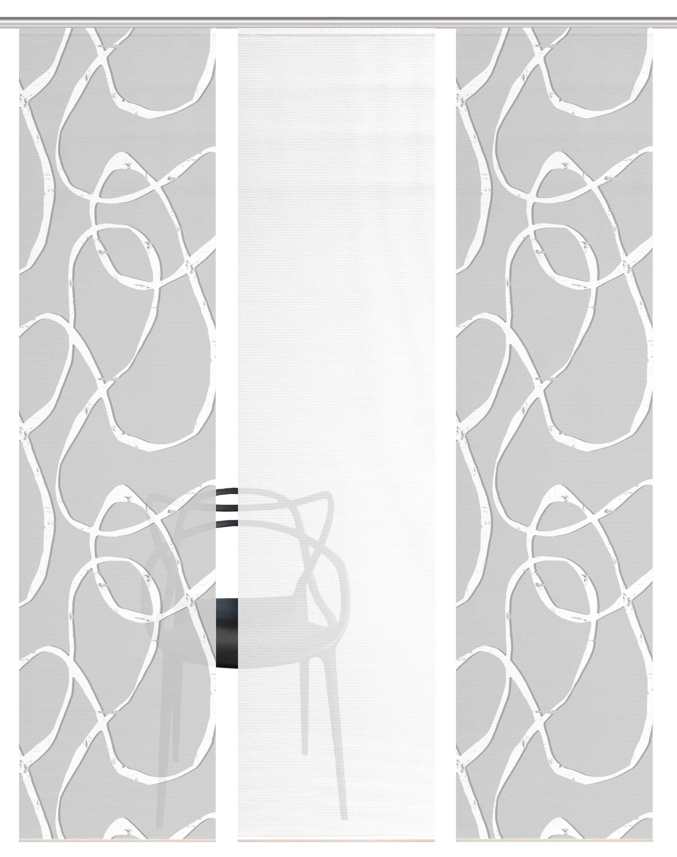 Vision S Schiebegardine "OPHELIA" Paneelwagen 3 Stk. tlg. Schiebevorhang,Ba günstig online kaufen