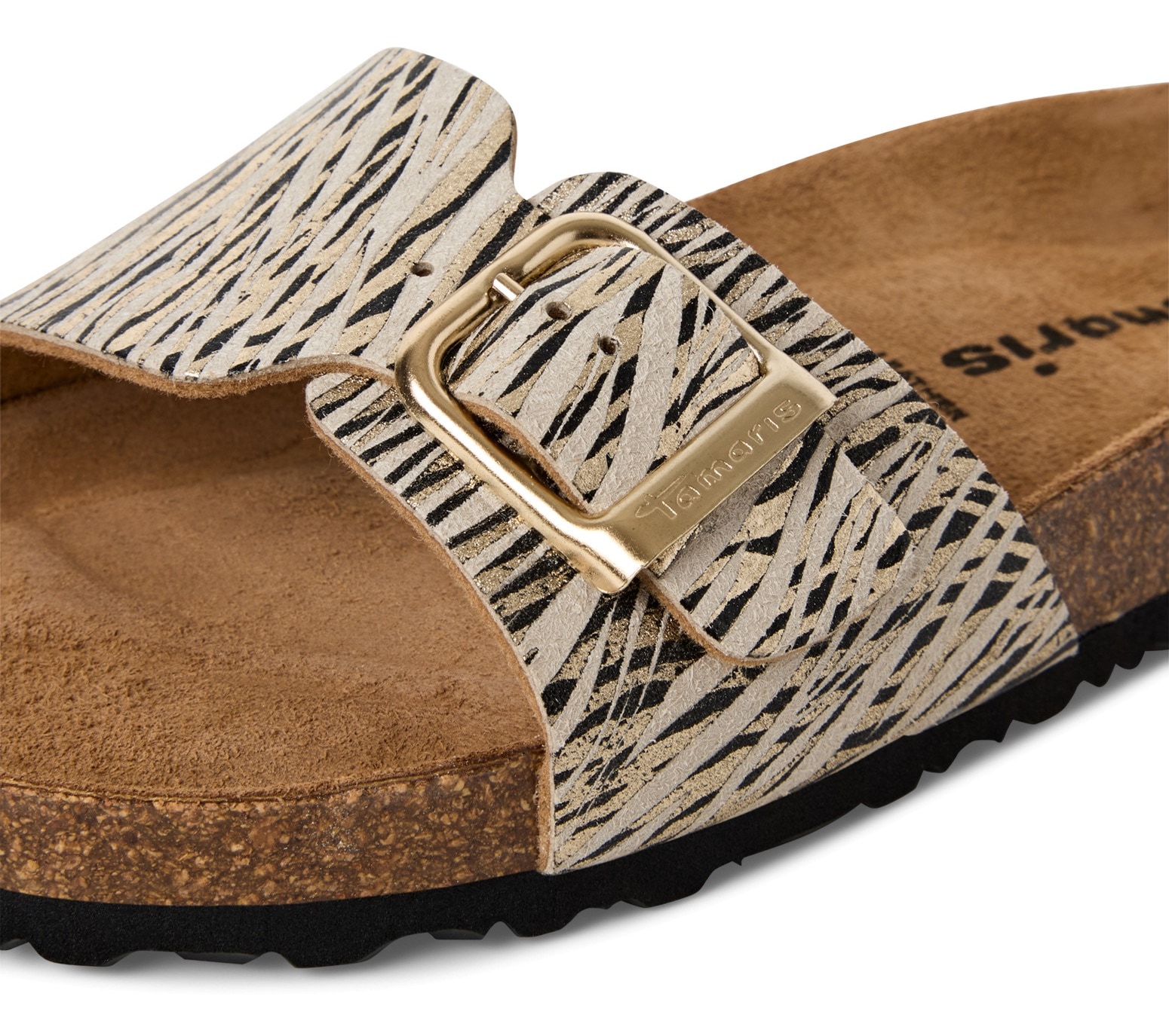 Tamaris Pantolette »CORRA«, Sommerschuh, Schlappen mit verstellbarer Schnalle