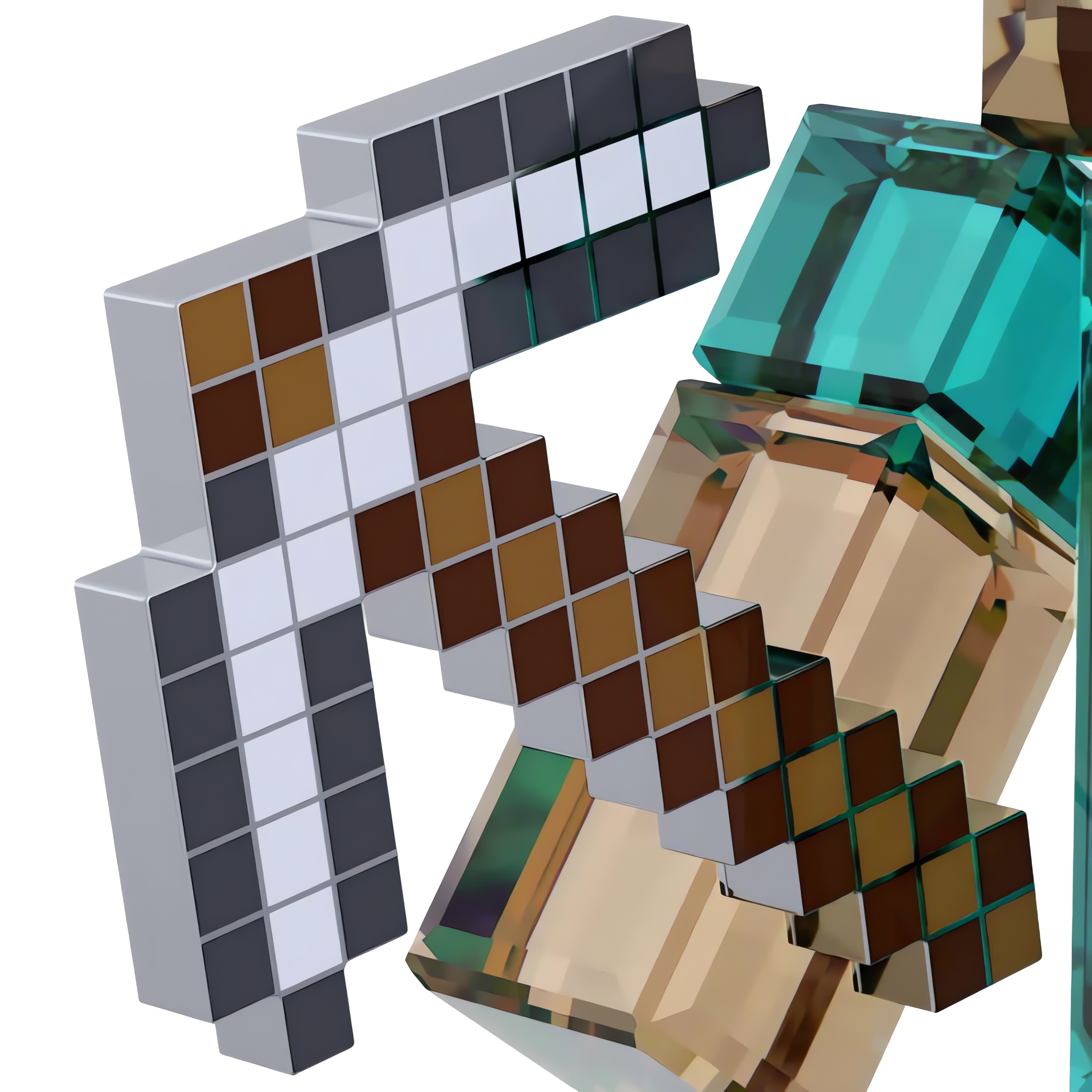 Swarovski Dekofigur »Kristallfigur Sammelfigur Minecraft Steve,«