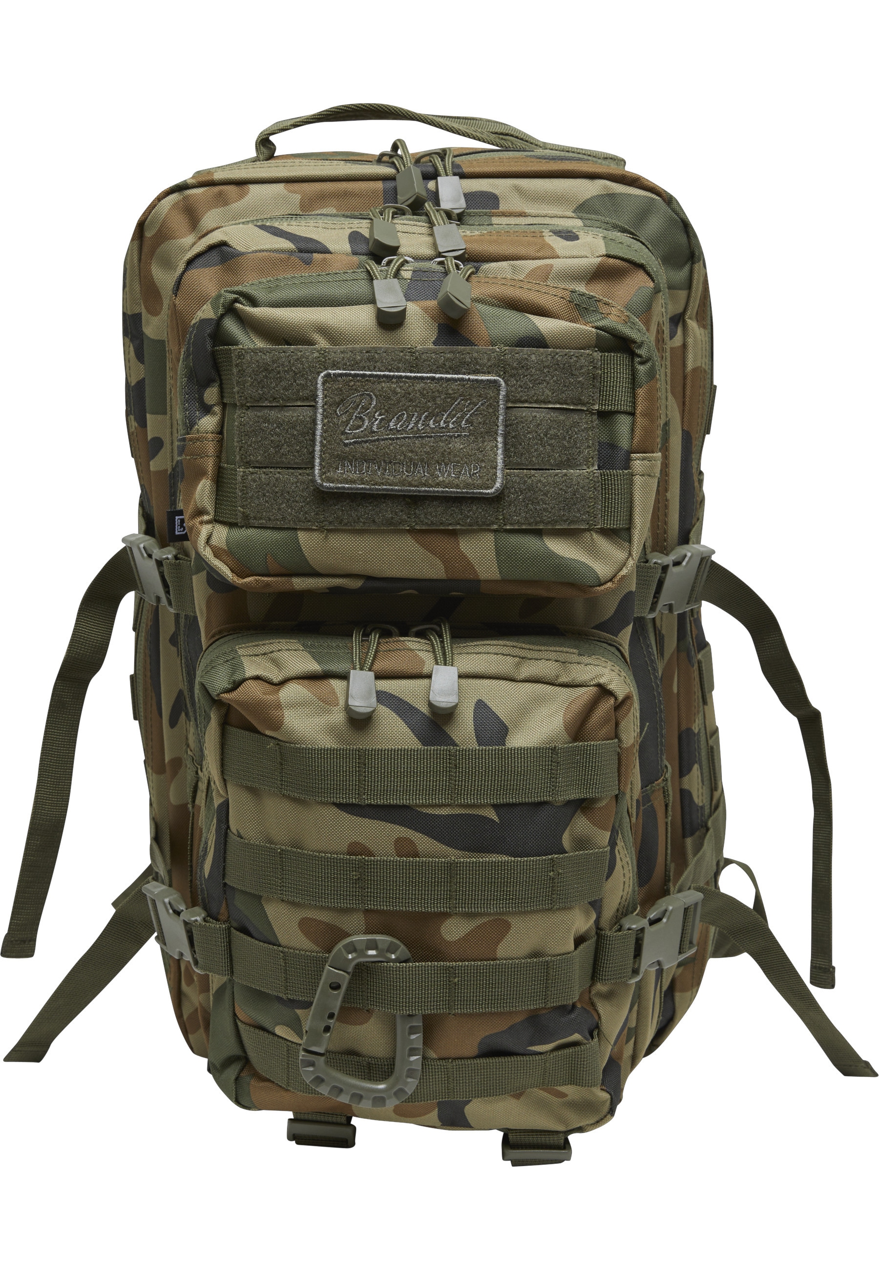 BRANDIT Rucksack "Brandit US Assault Pack Large"woodland, Polyester, Rucksäcke