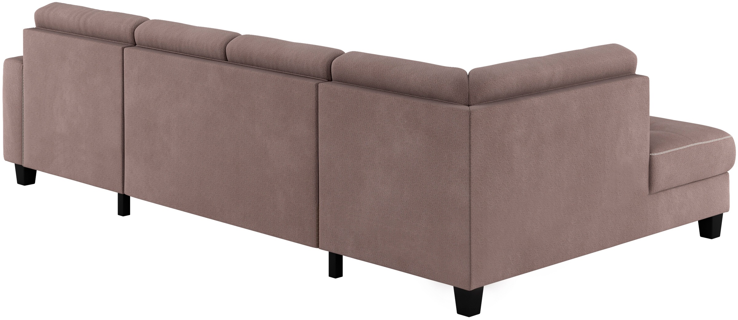 Places of Style Wohnlandschaft »Varese«, Kreuznaht in beige