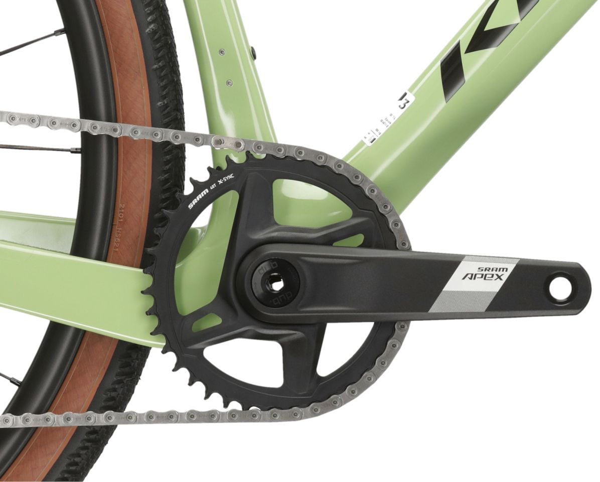 Kross Gravelbike »Gravelbike Carbon Esker RS 2.0 Grau 12 Gänge« 12 Gang SRAM APEX XPLR AXS Schaltwerk Kettenschaltung mit Carbon-Rahmen und -Gabel