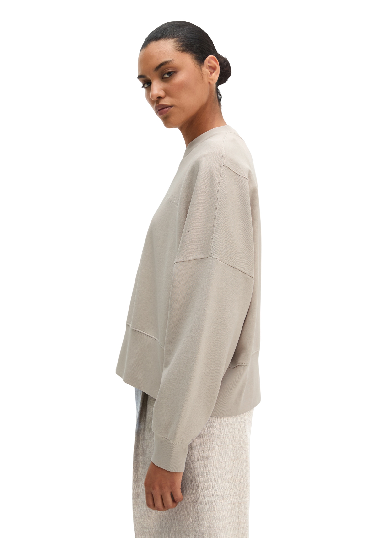 Marc O'Polo Sweatshirt »mit recycelter Baumwolle«
