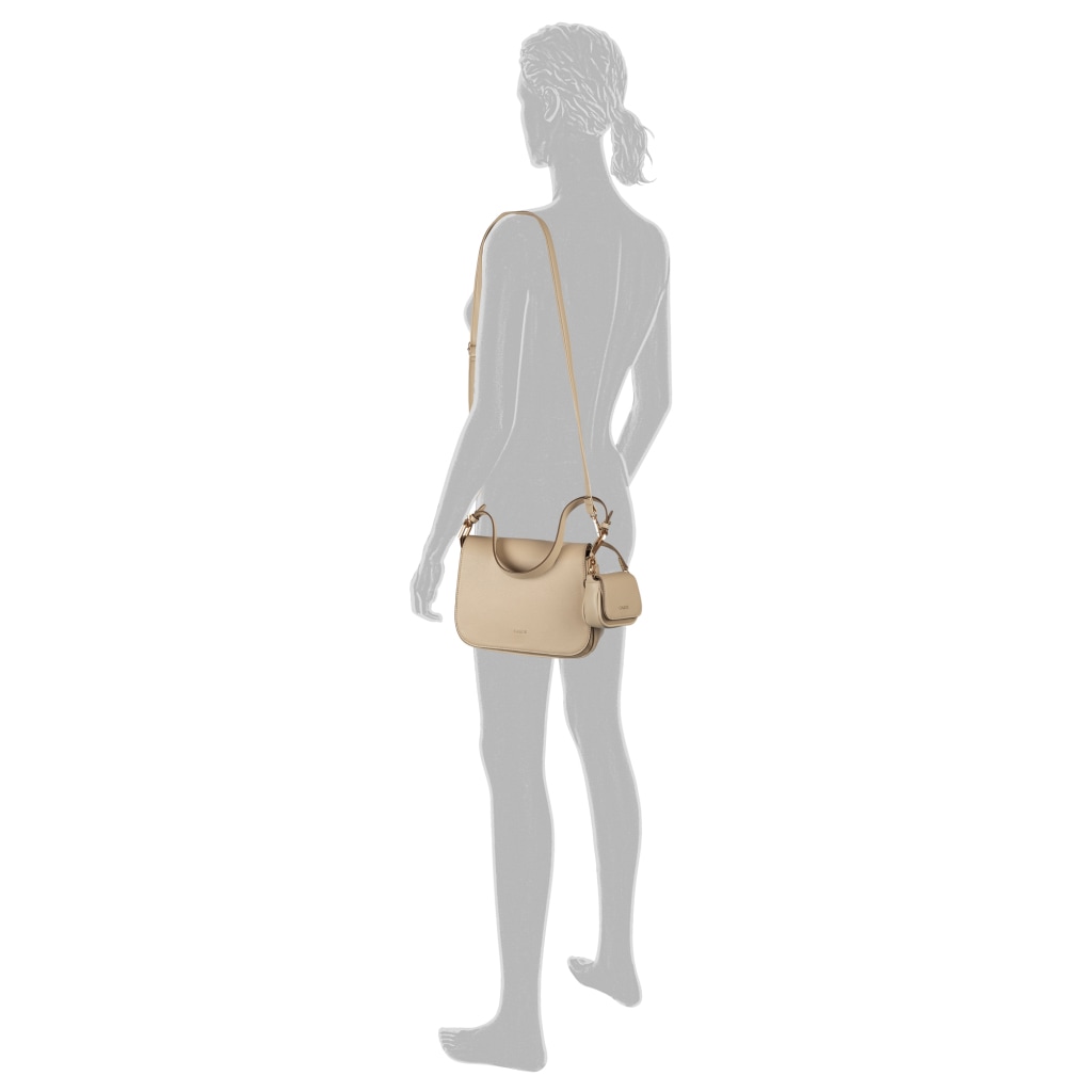 Gabor Umhängetasche »Devika« runde Formen sowie dekorative Seitenakzente mit Mini-Taschenanhänger